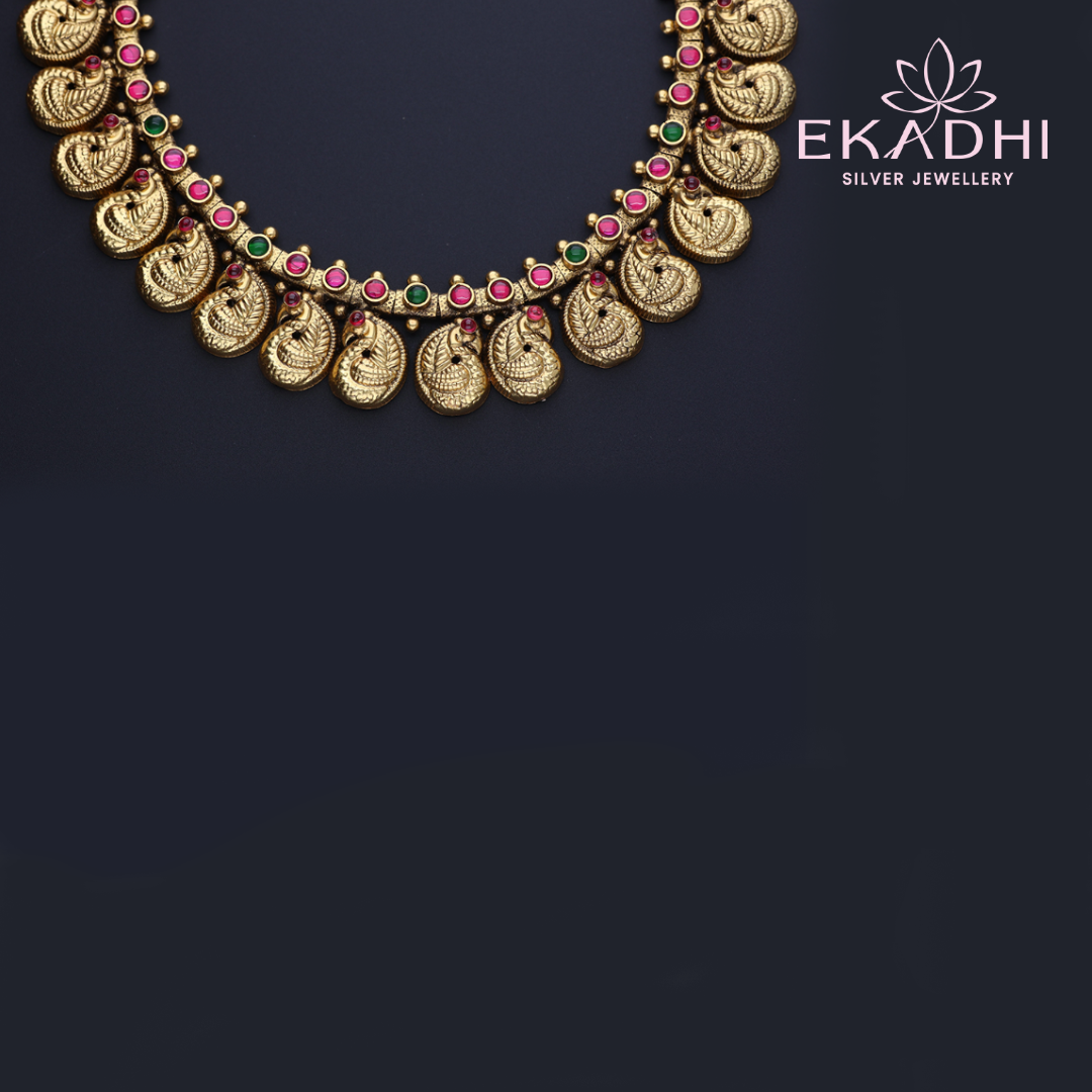 HJ4017 – Mango Design Nakshi Necklace