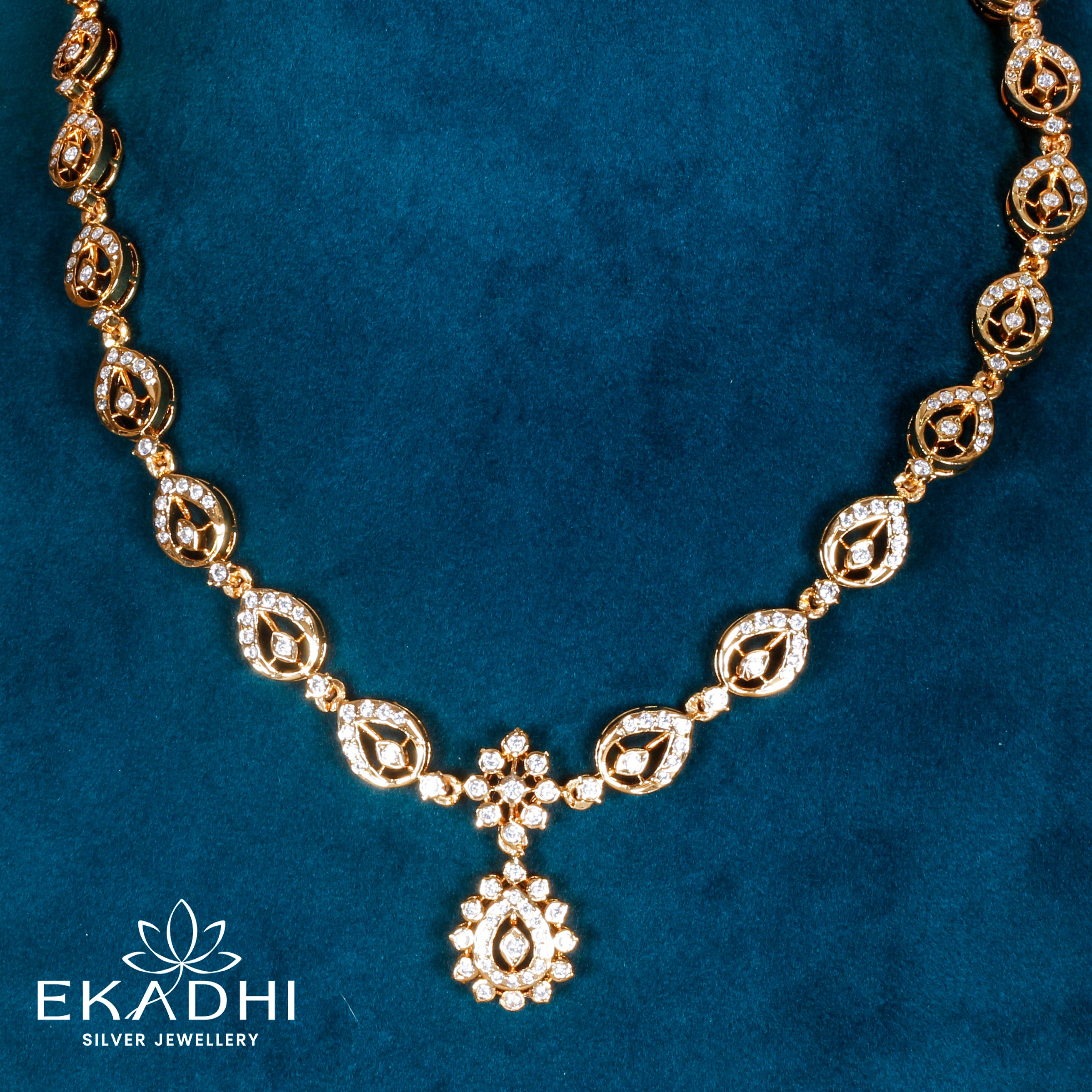 HJ40701 - NAKSHI CZ NECKLACE