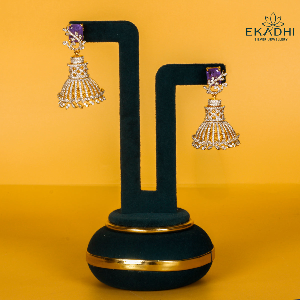 HJ40814 - PREMIUM CZ JHUMKA