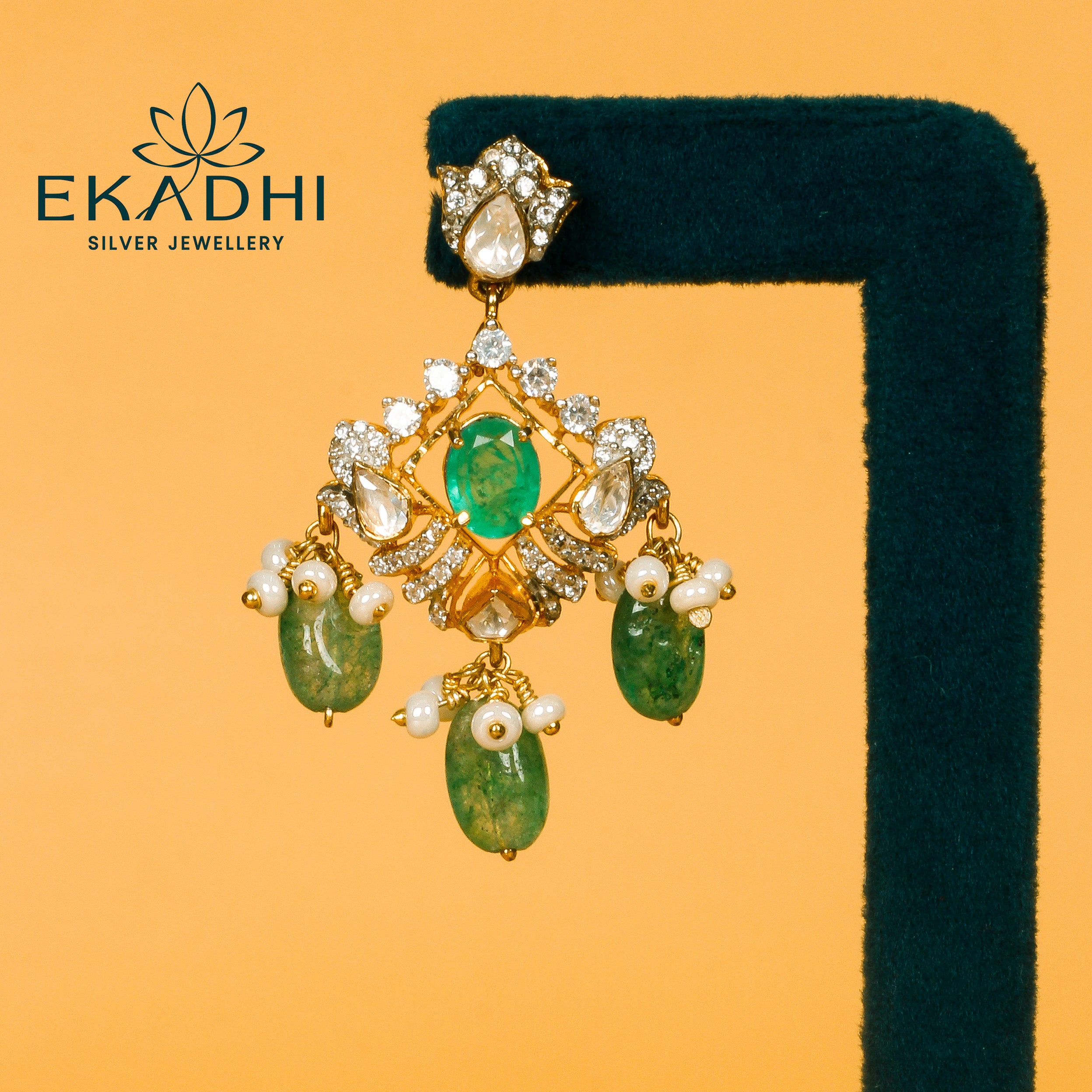 HJ41369 - VICTORIAN EARRING