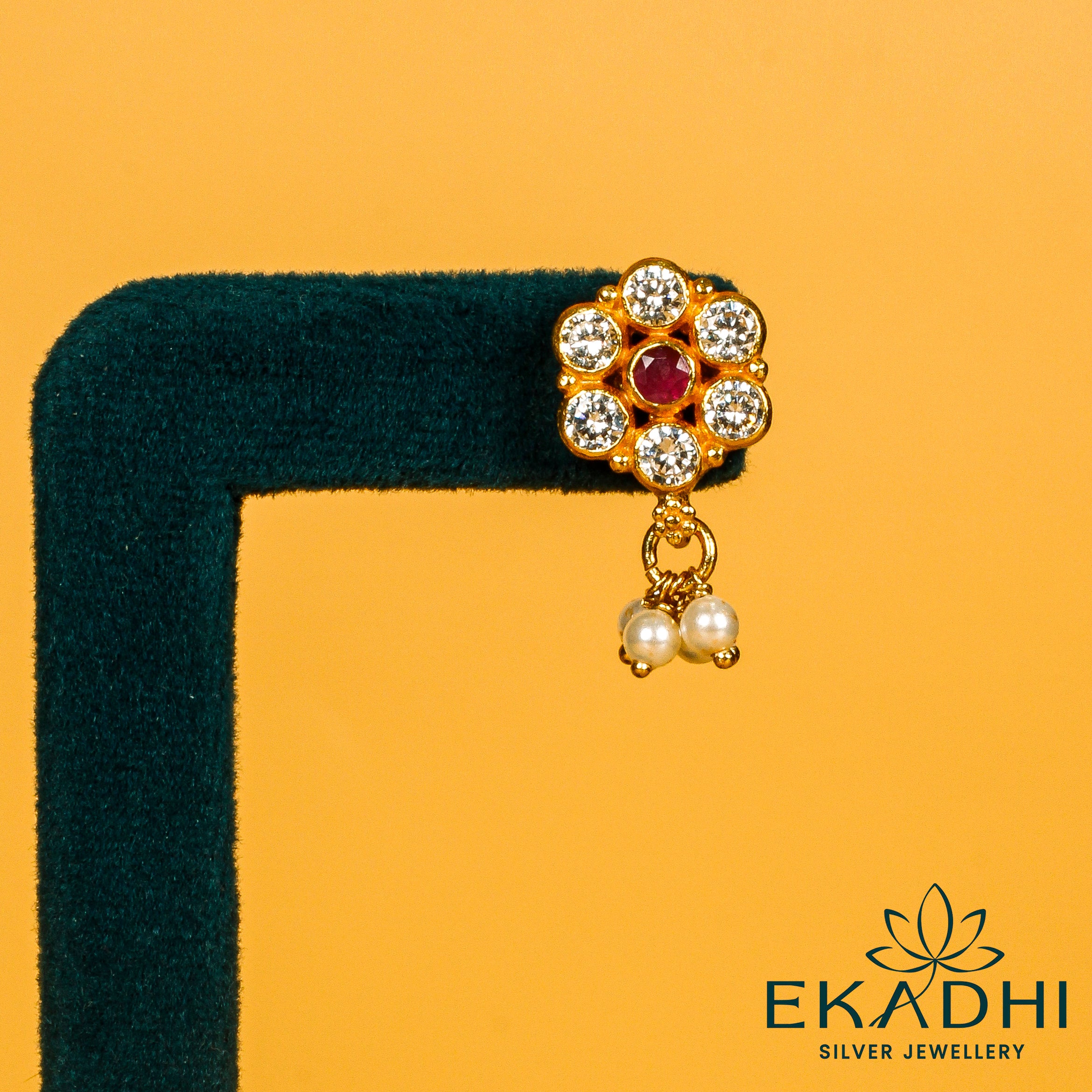 HJ41519 - NAKSHI CZ EARRING