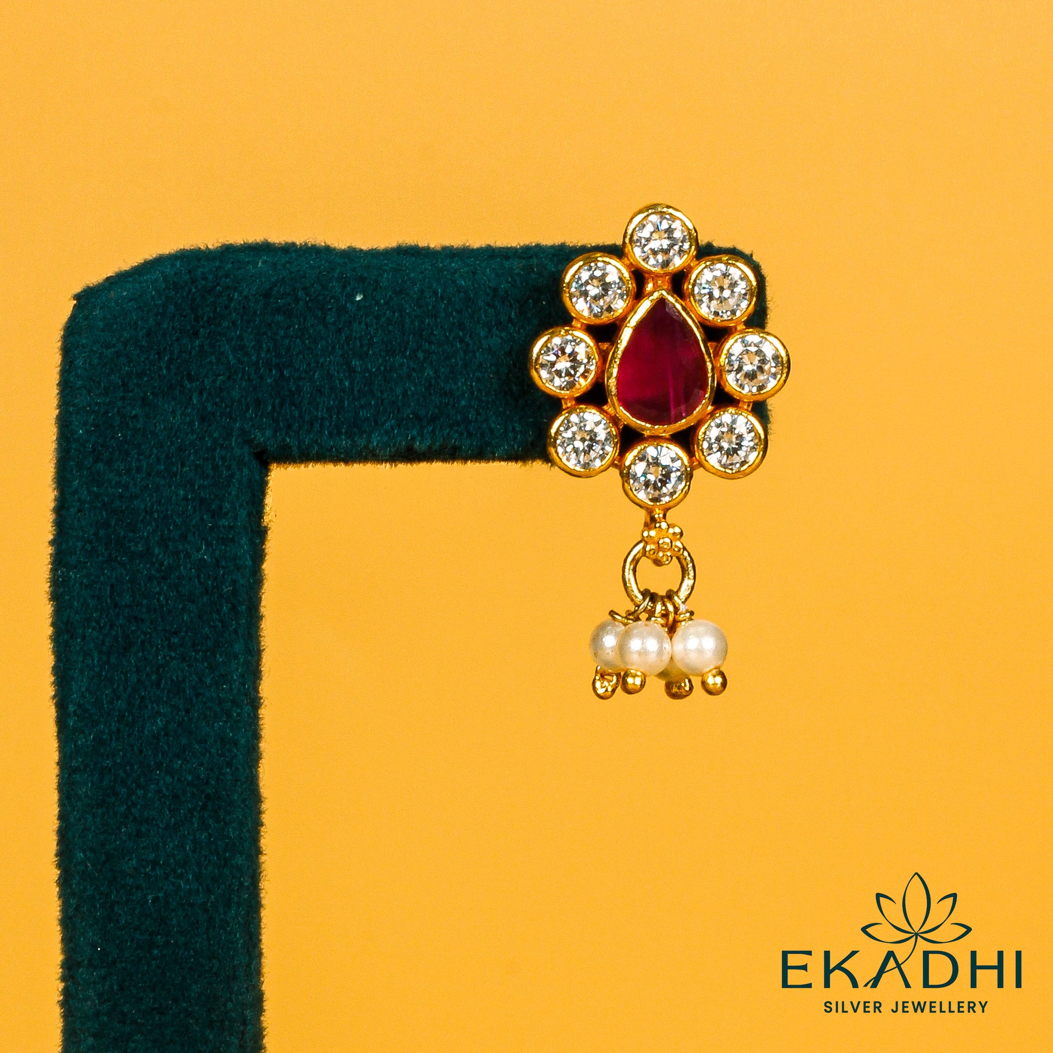 HJ41527 - NAKSHI CZ EARRING