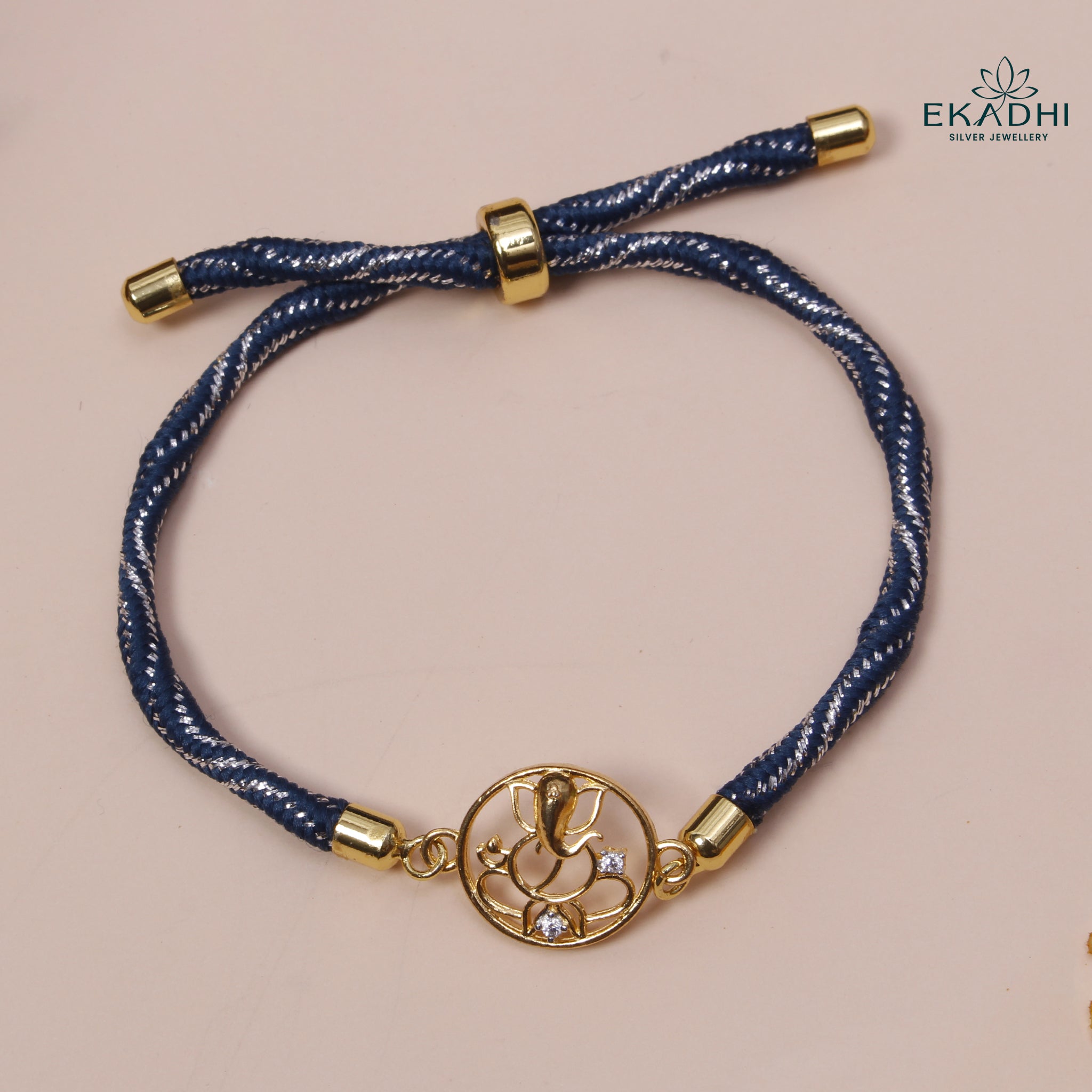 HJ49075 - SILVER RAKHI