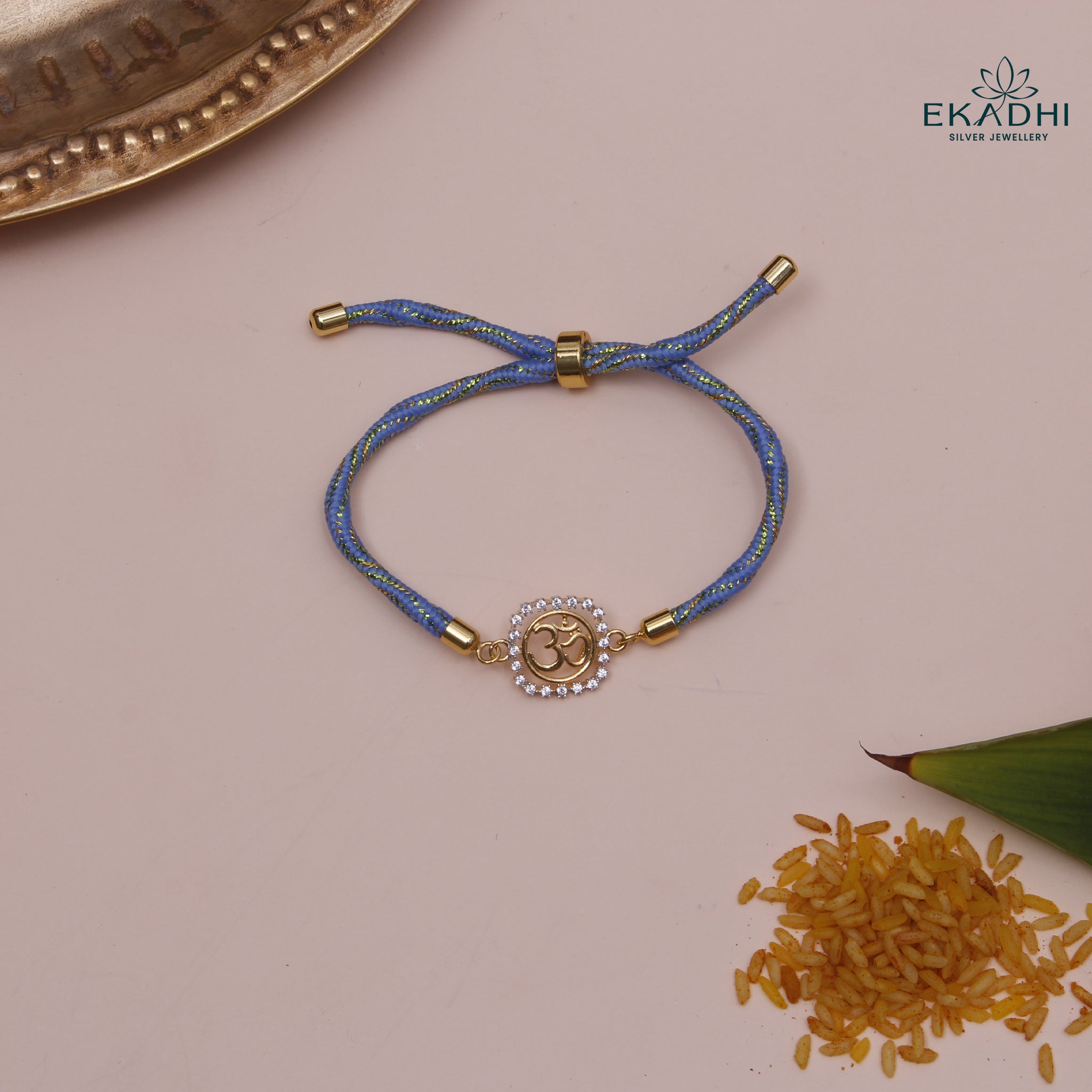 HJ49080 - SILVER RAKHI