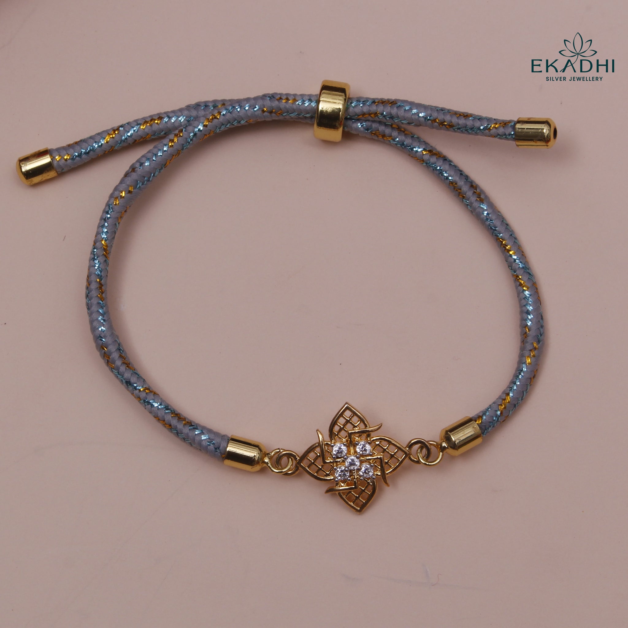 HJ49086 - SILVER RAKHI