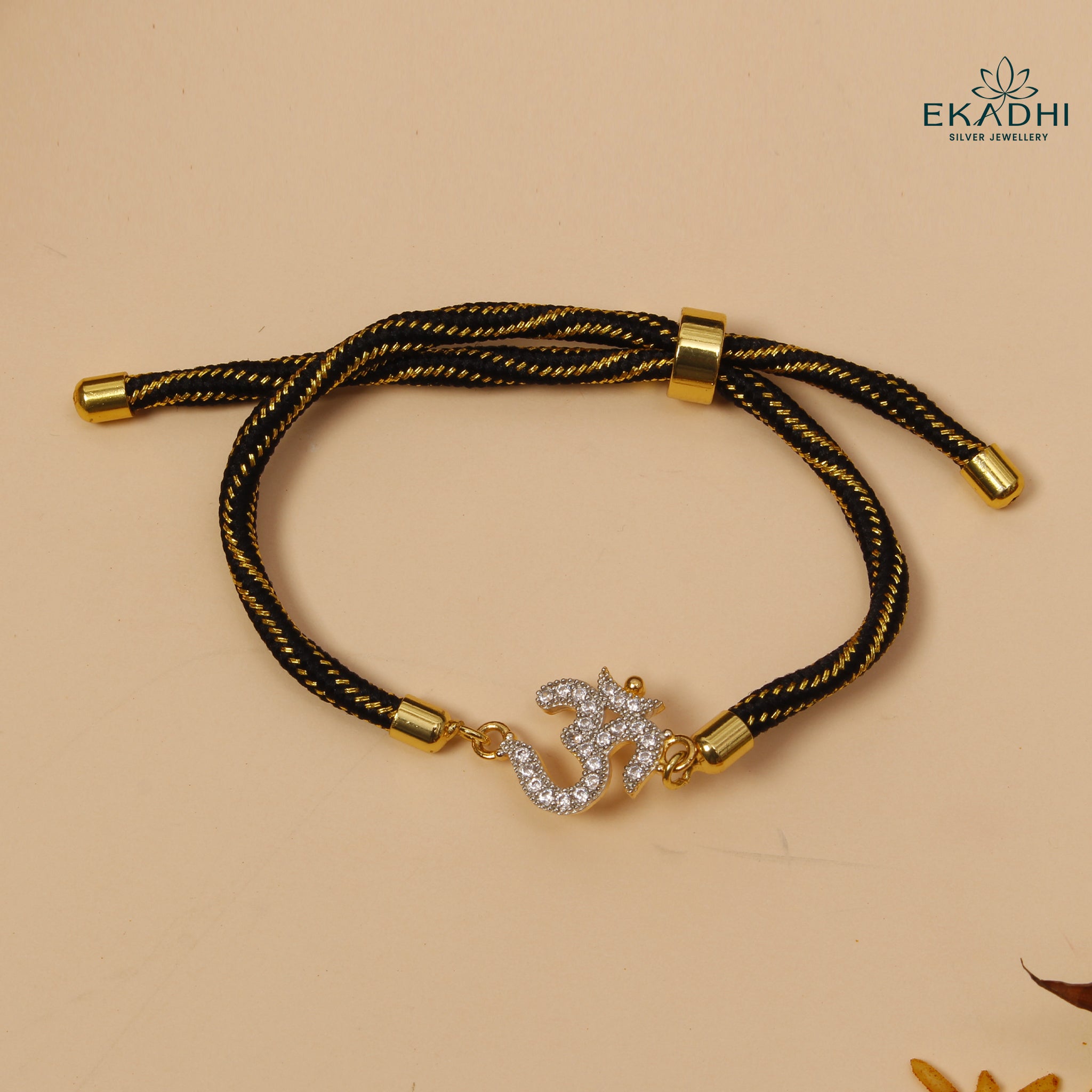 HJ49111 - SILVER RAKHI