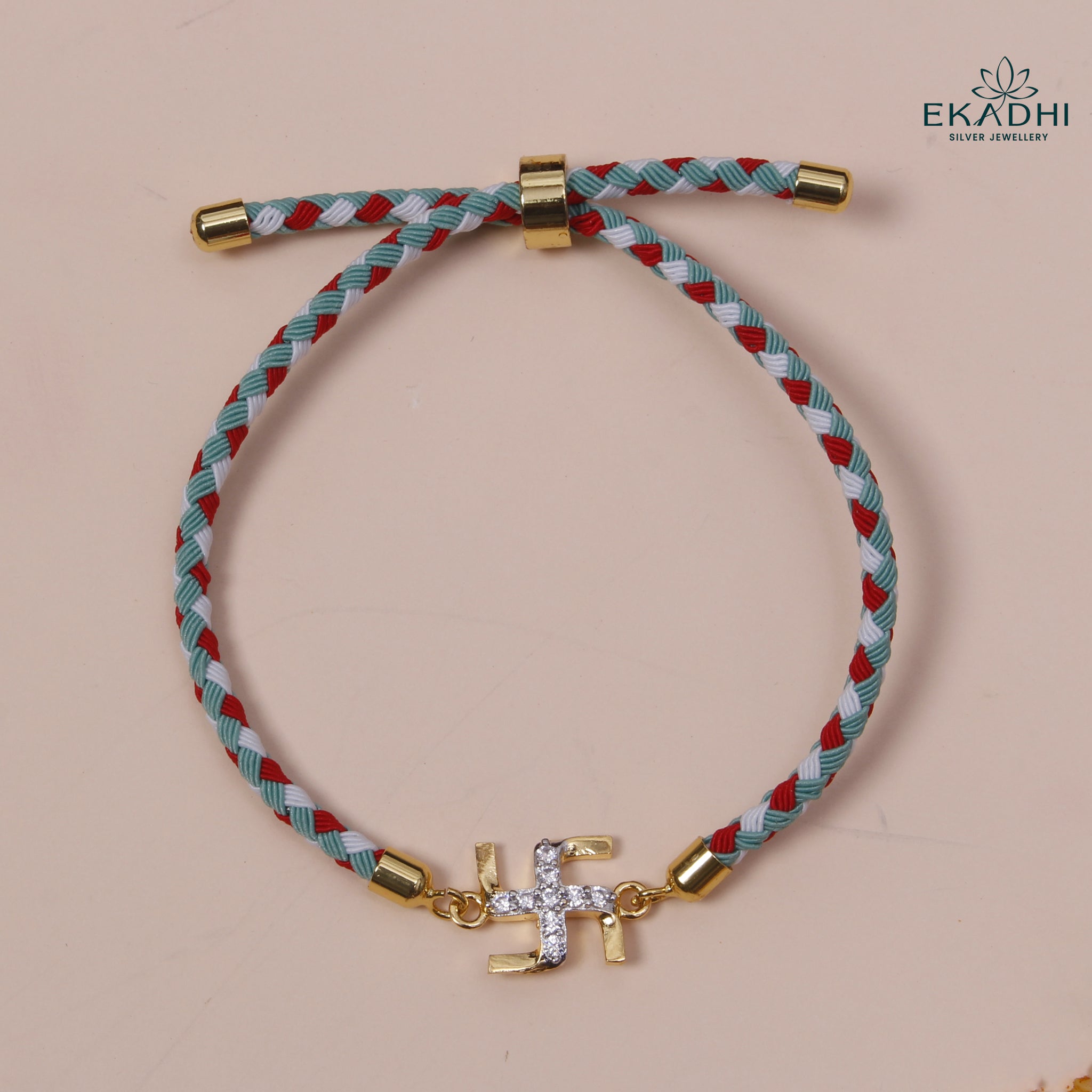 HJ49132 - SILVER RAKHI
