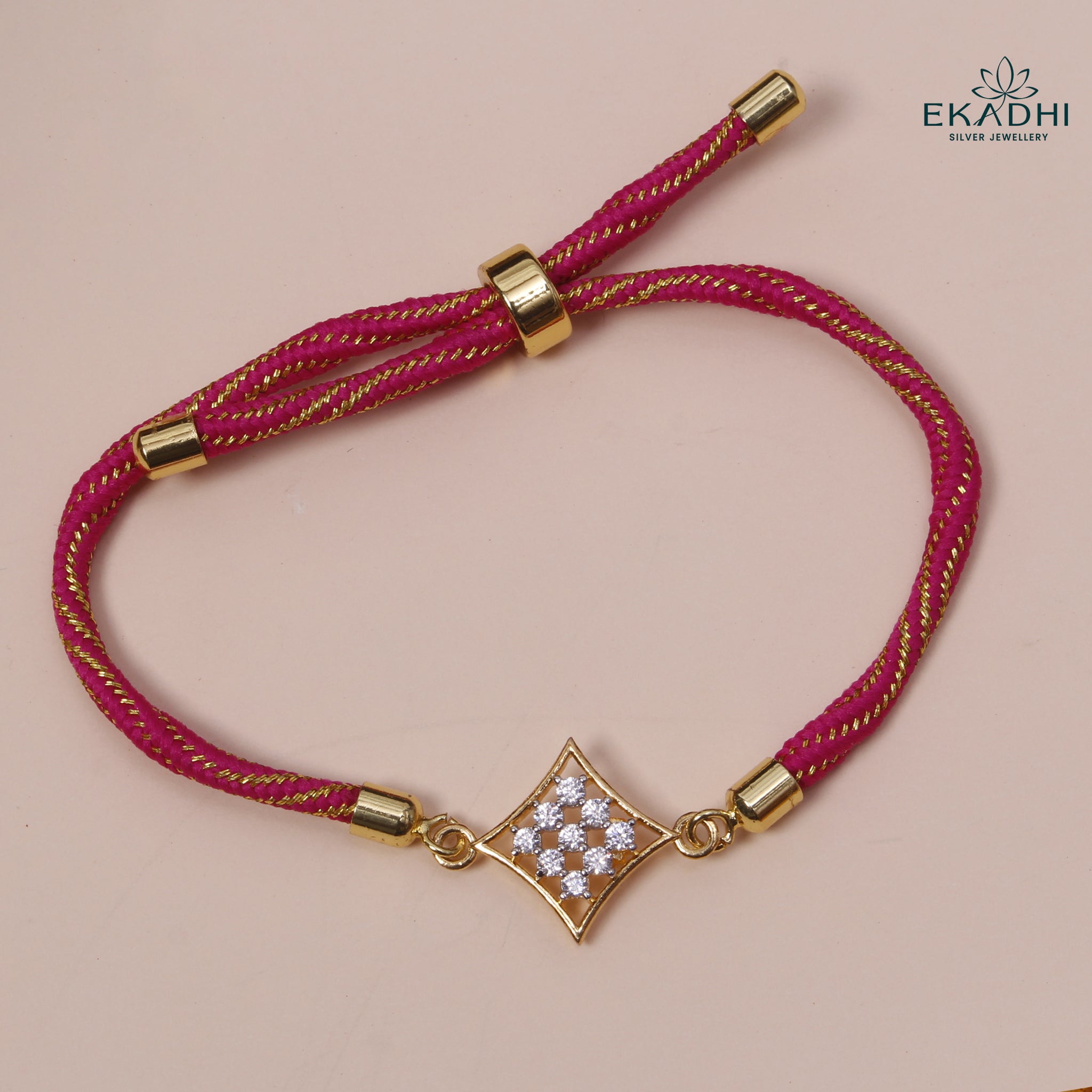 HJ49156 - SILVER RAKHI