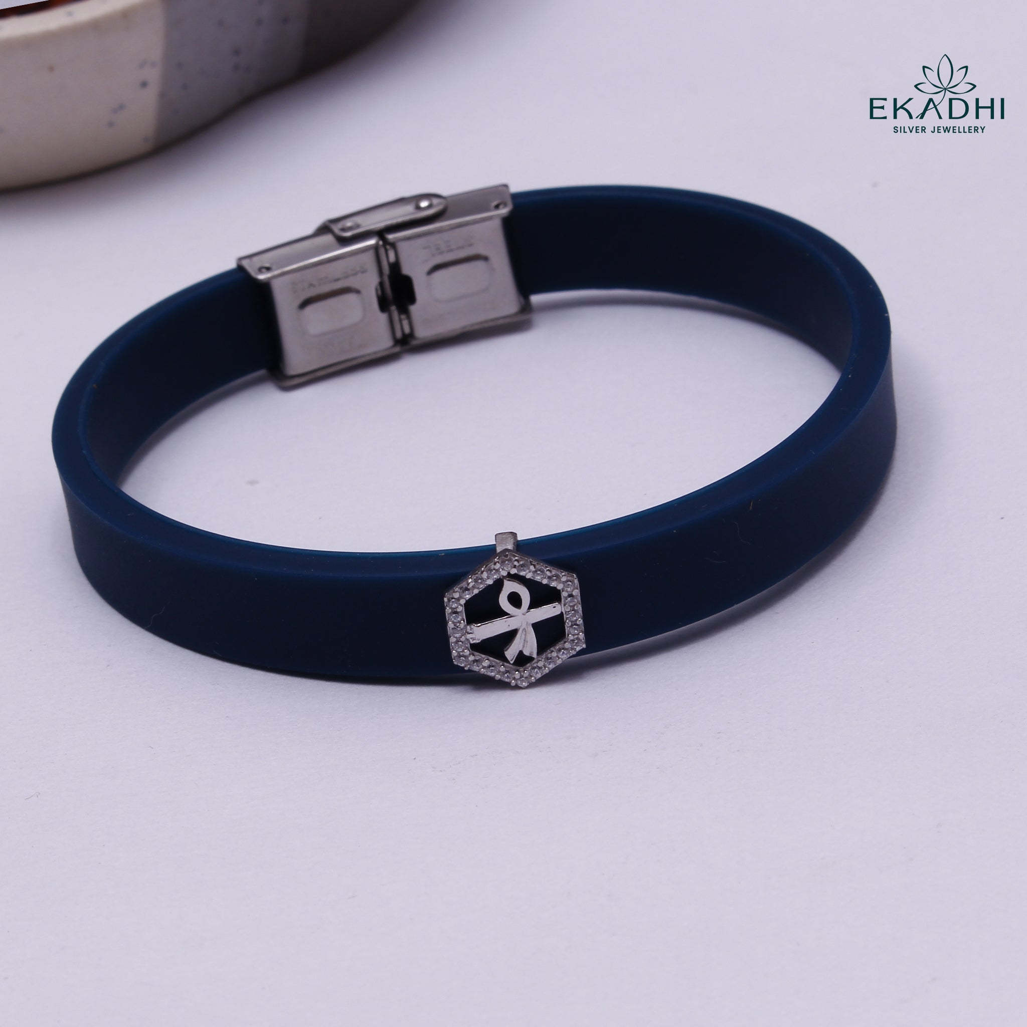 HJ49205 - SILVER RAKHI