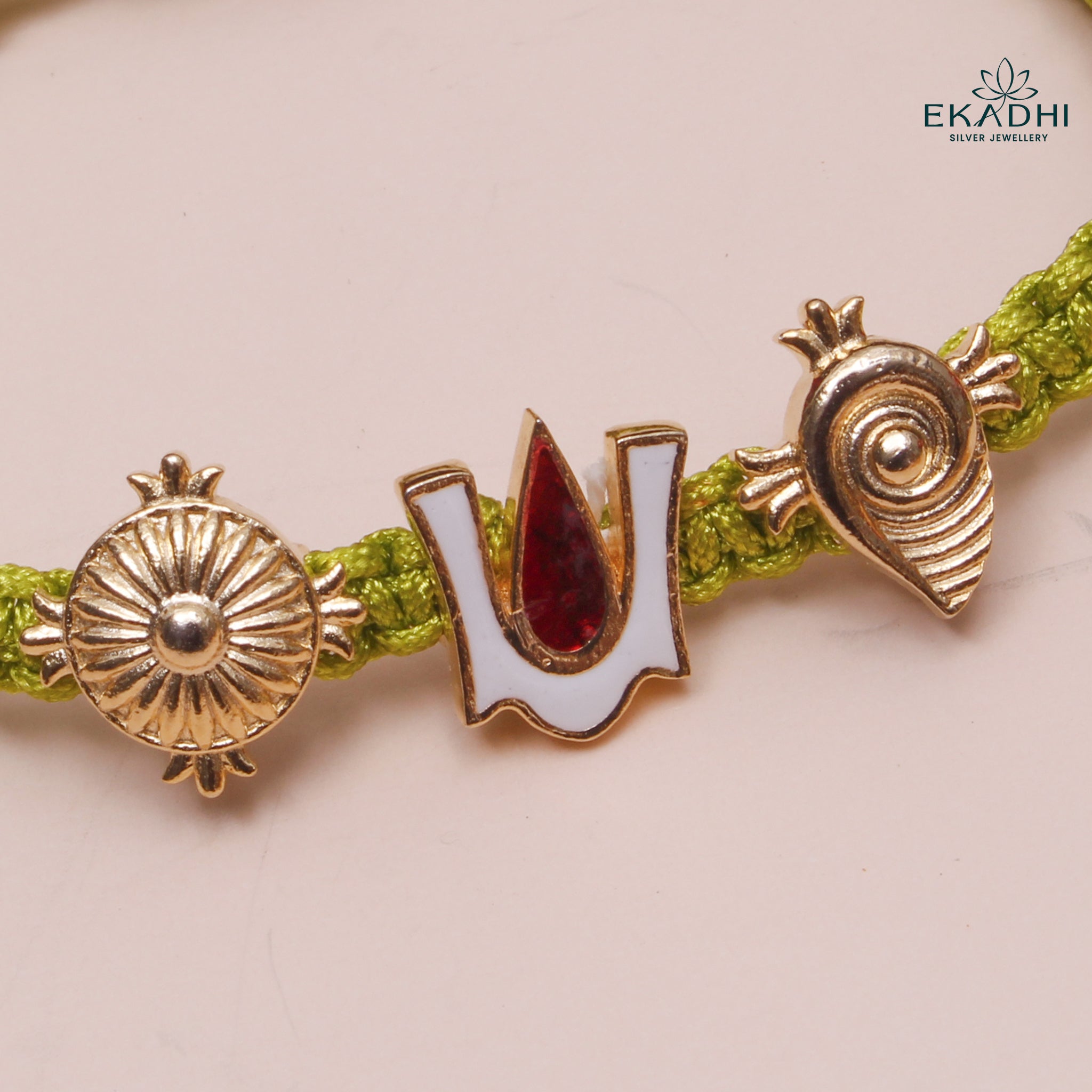 HJ49206 - SILVER RAKHI