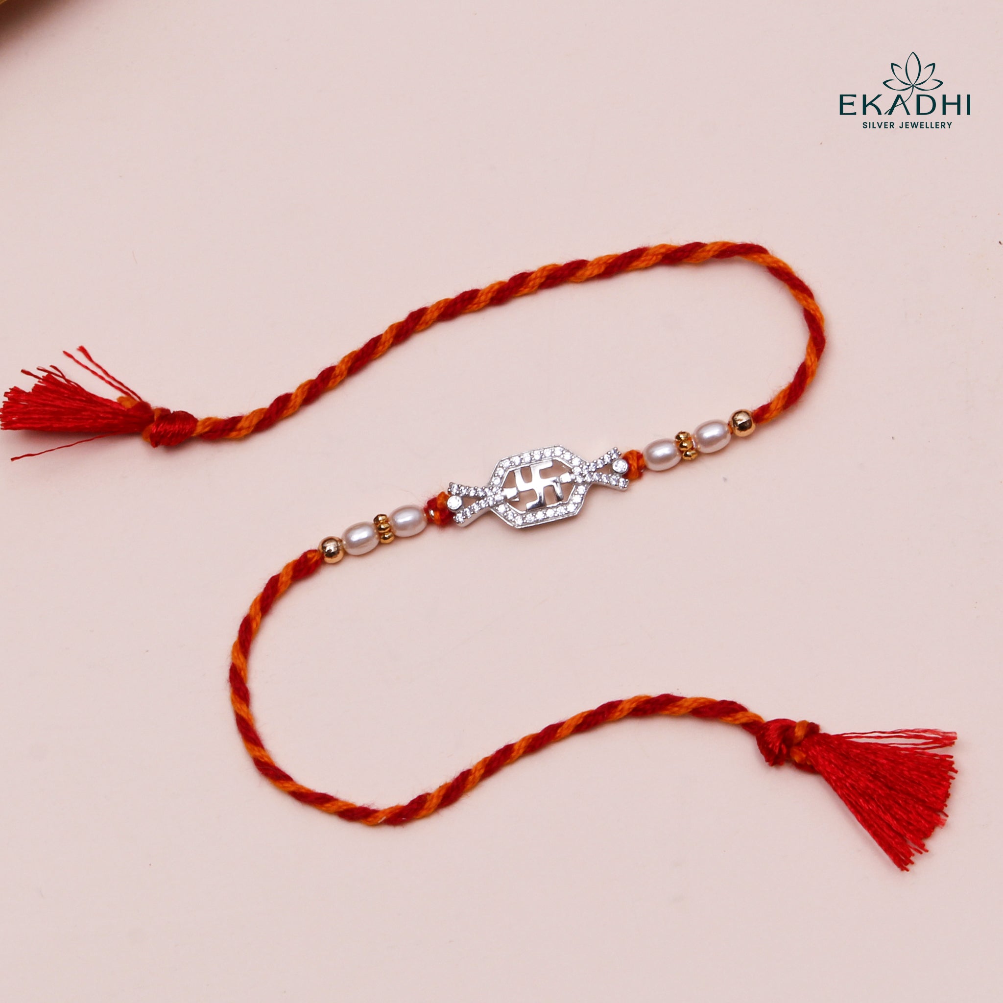 HJ49387 – Silver Rakhi