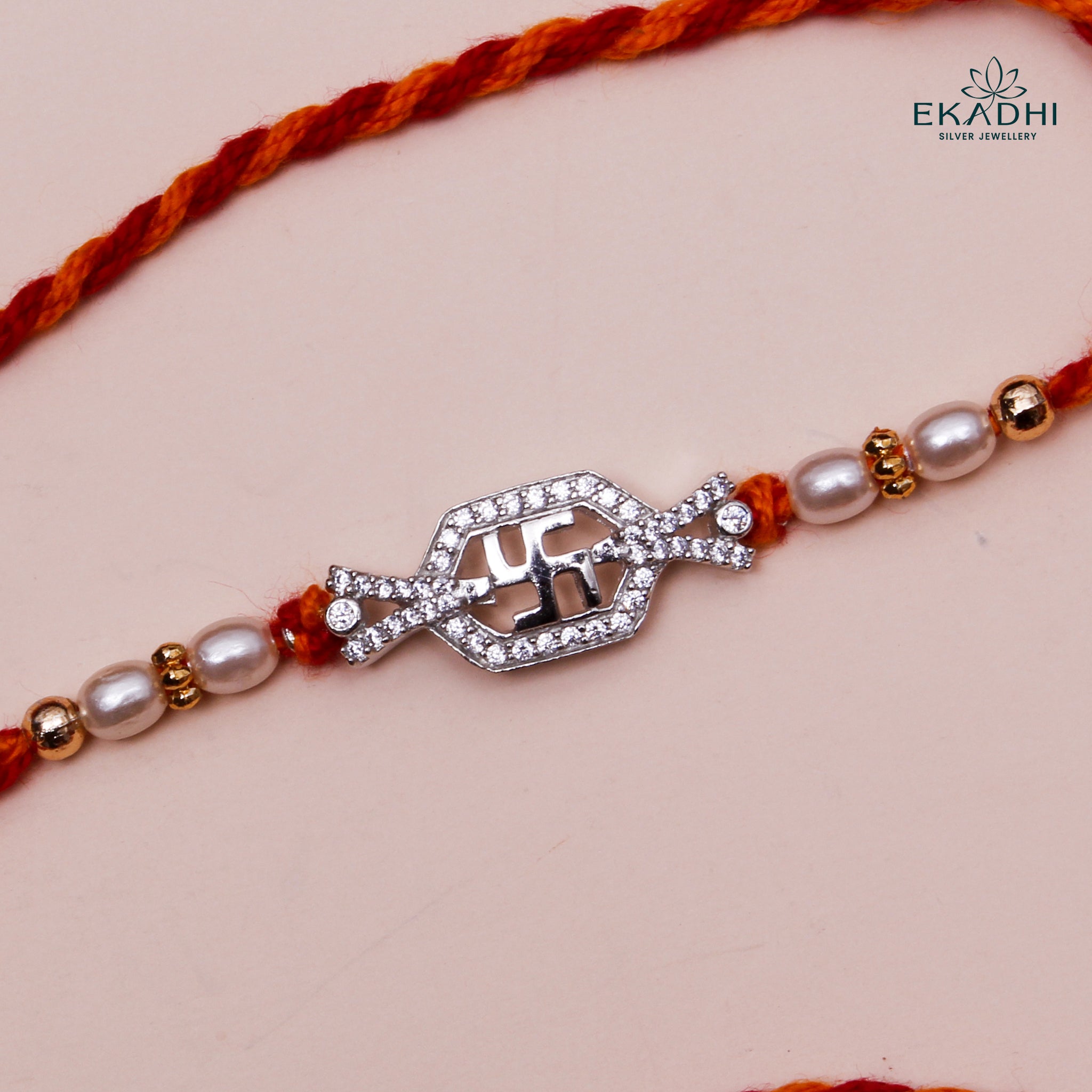 HJ49387 – Silver Rakhi