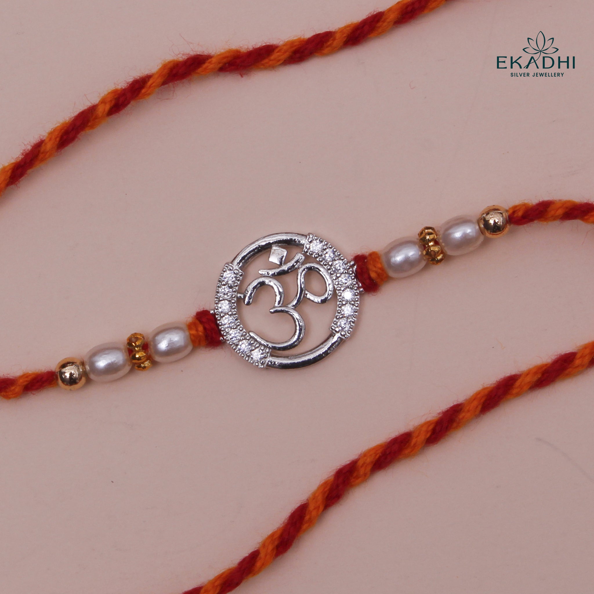 HJ49393 - SILVER RAKHI