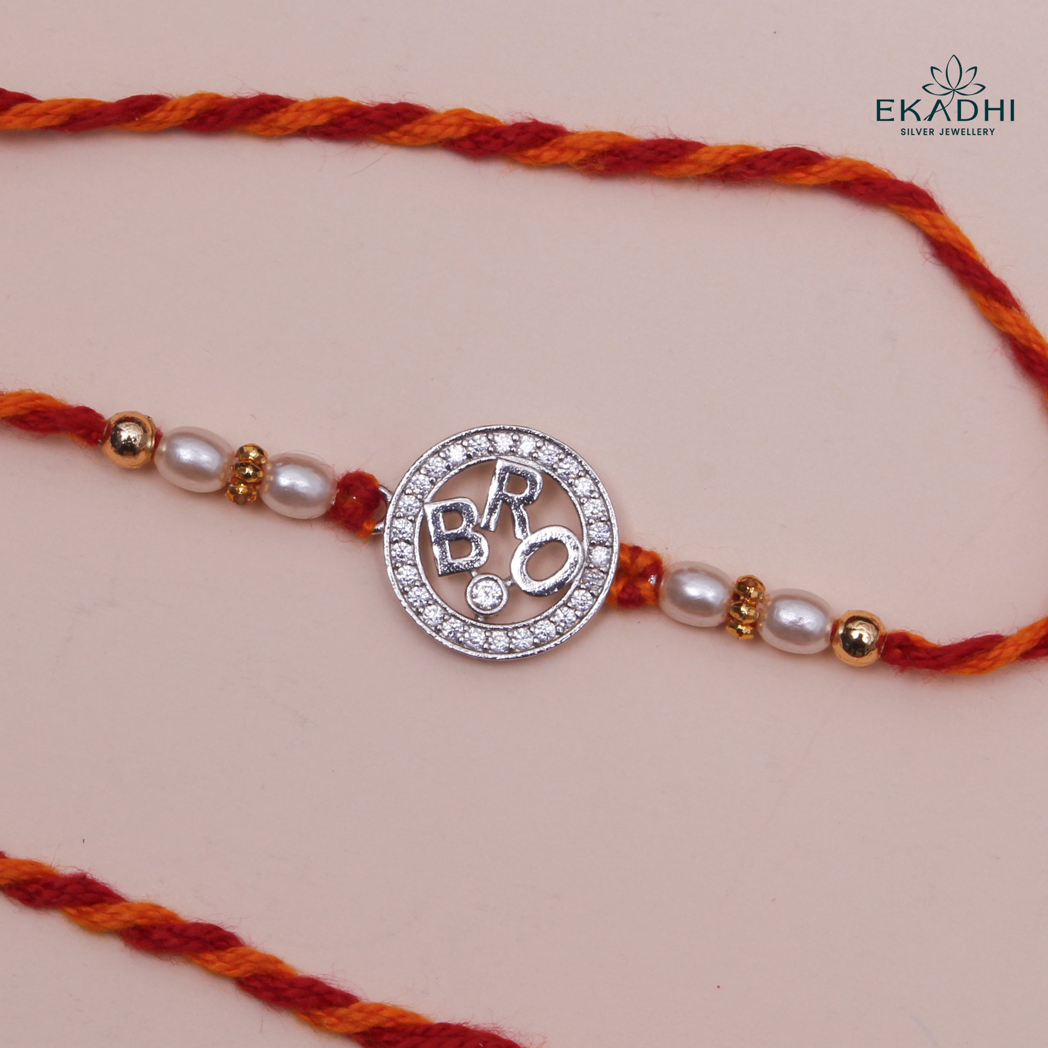 HJ49402 - SILVER RAKHI