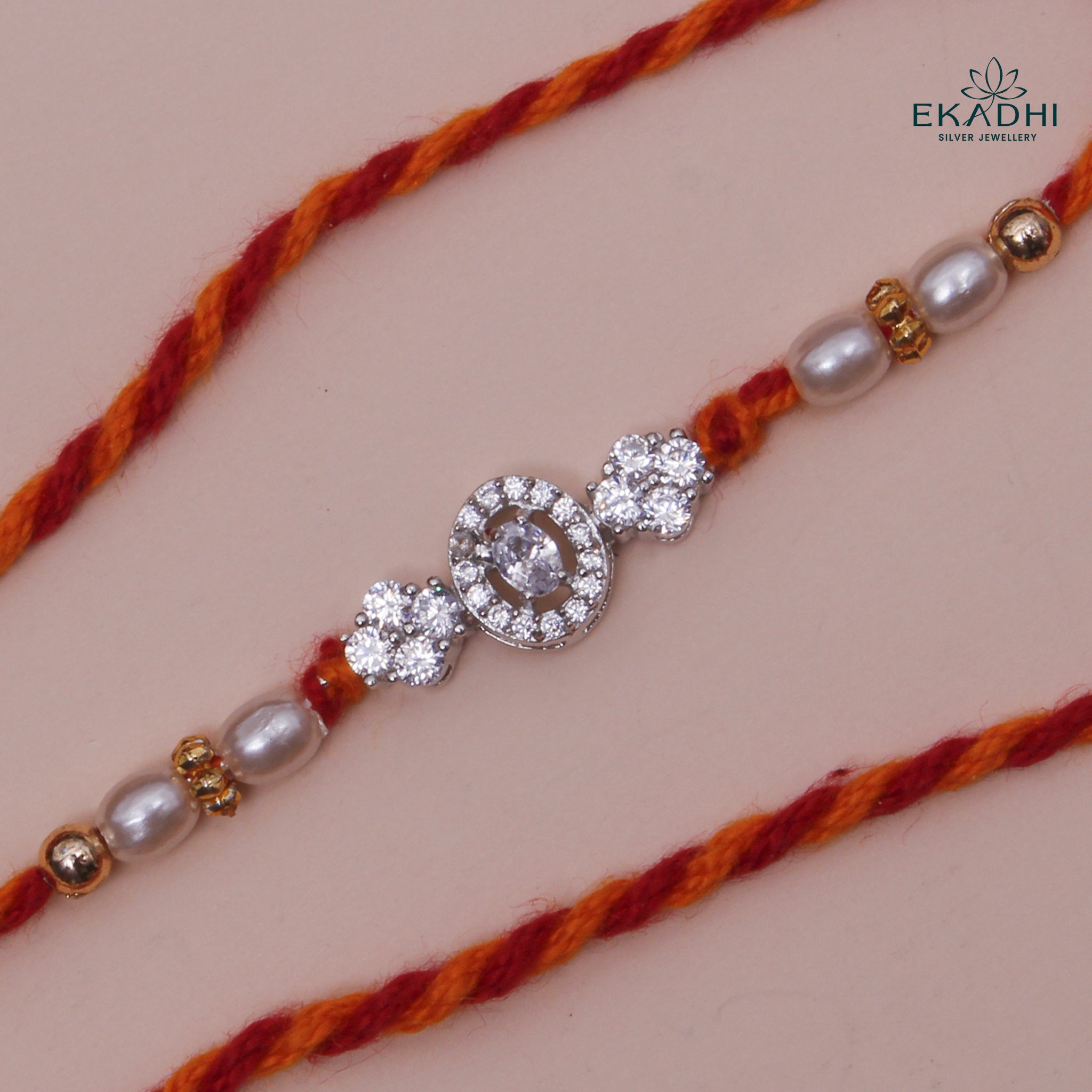 HJ49411 - SILVER RAKHI