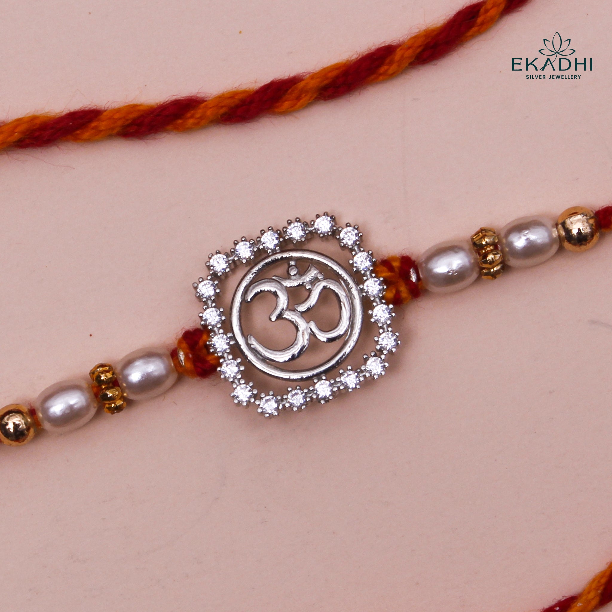HJ49422 - SILVER RAKHI