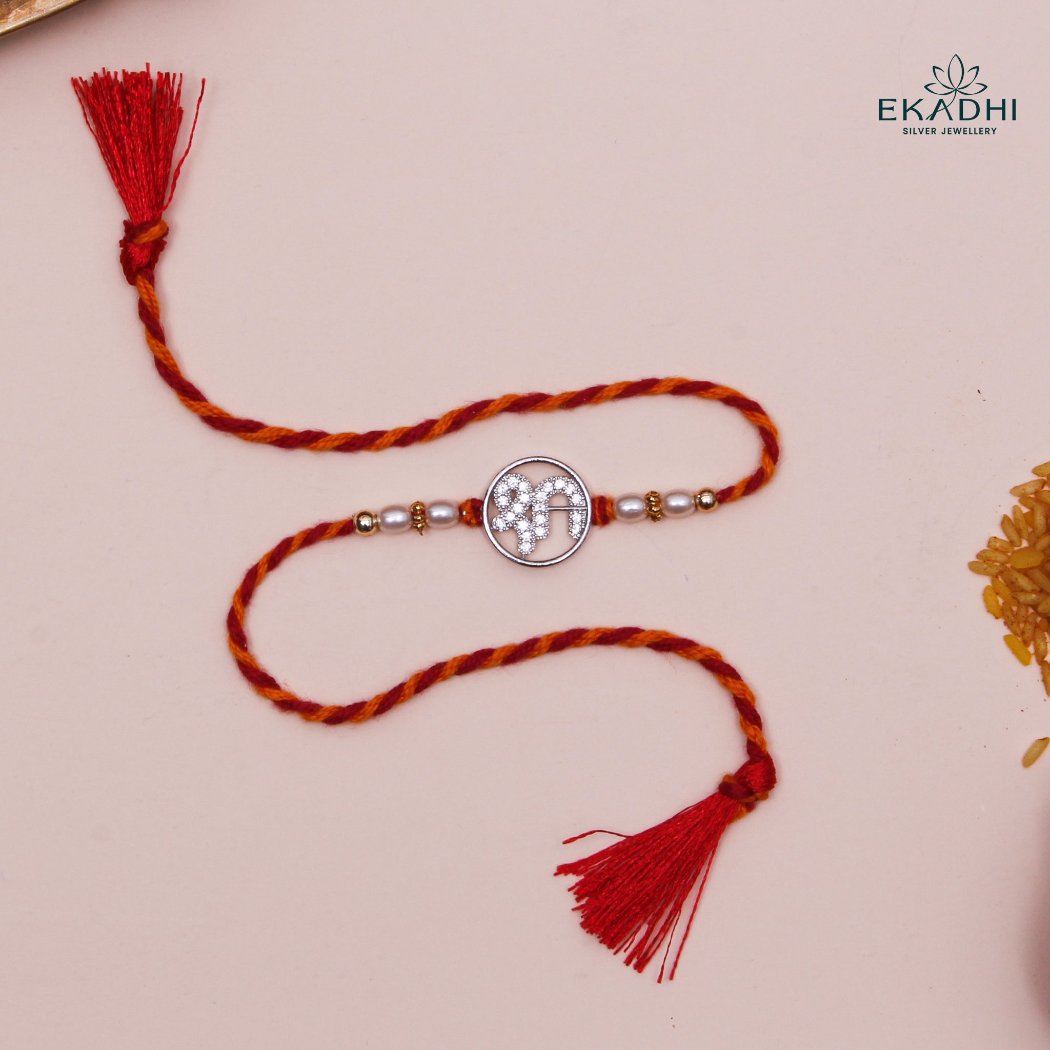 HJ49436 – Silver Rakhi