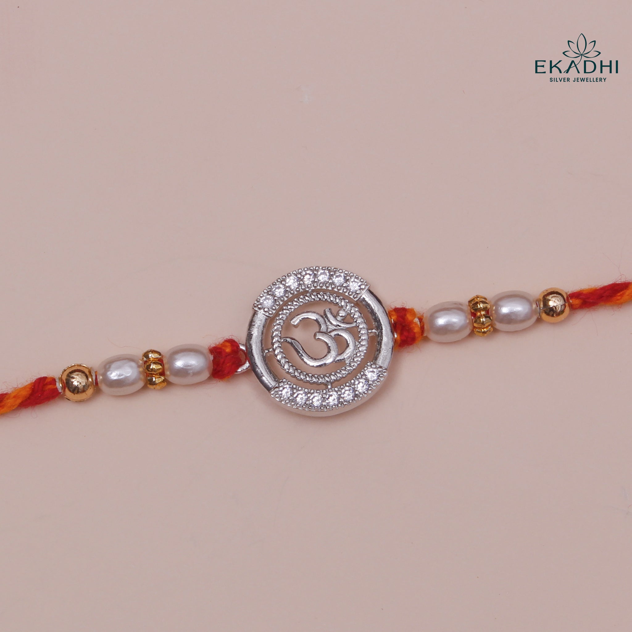HJ49439 - Silver Rakhi