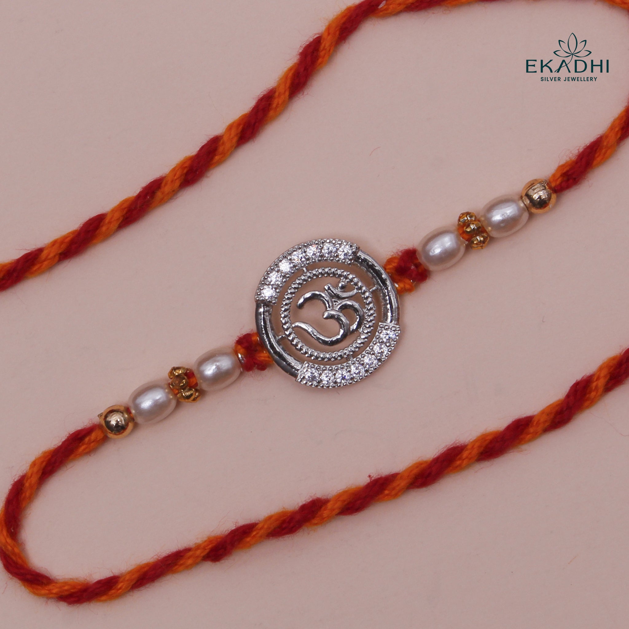 HJ49440 - SILVER RAKHI
