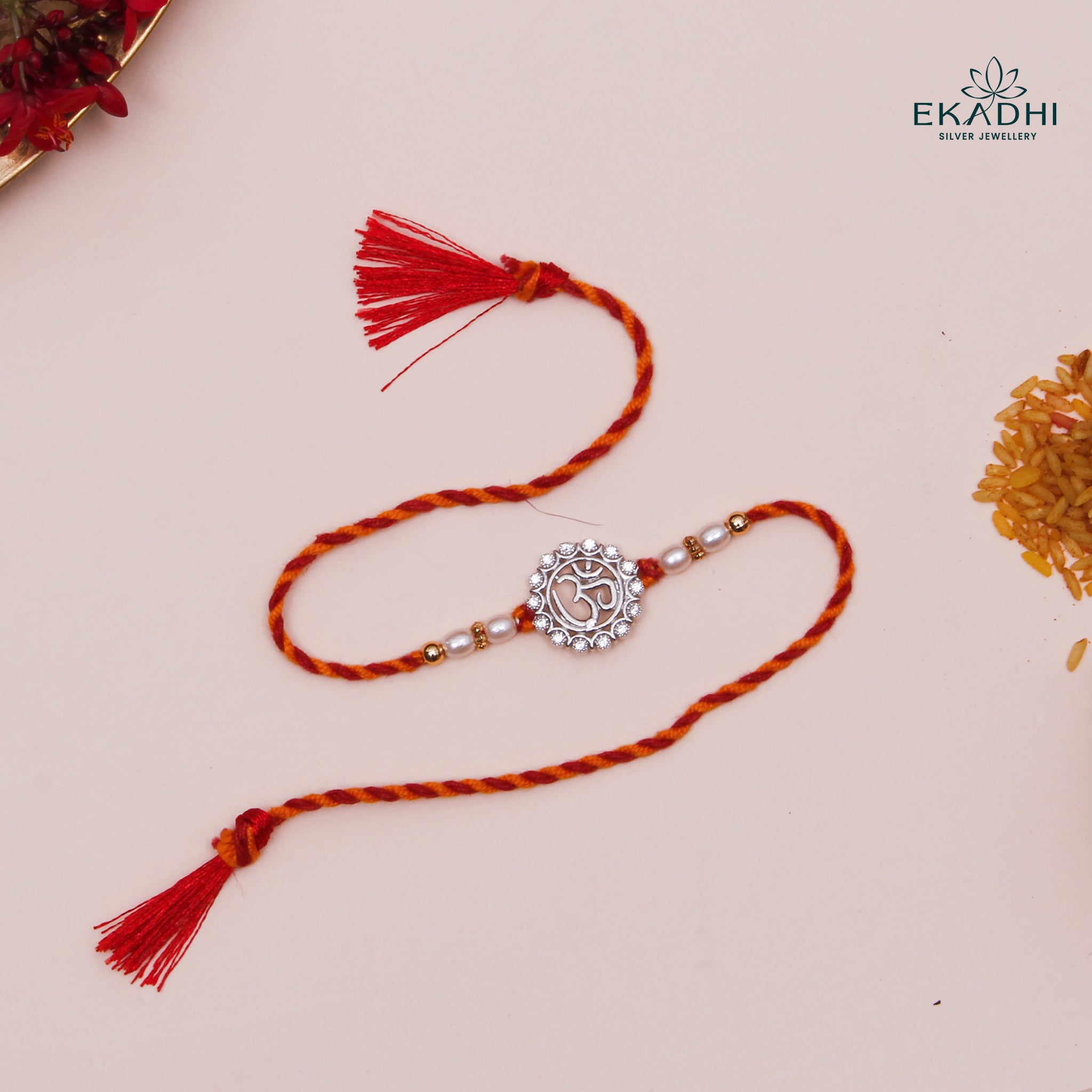 HJ49445 – Silver Rakhi