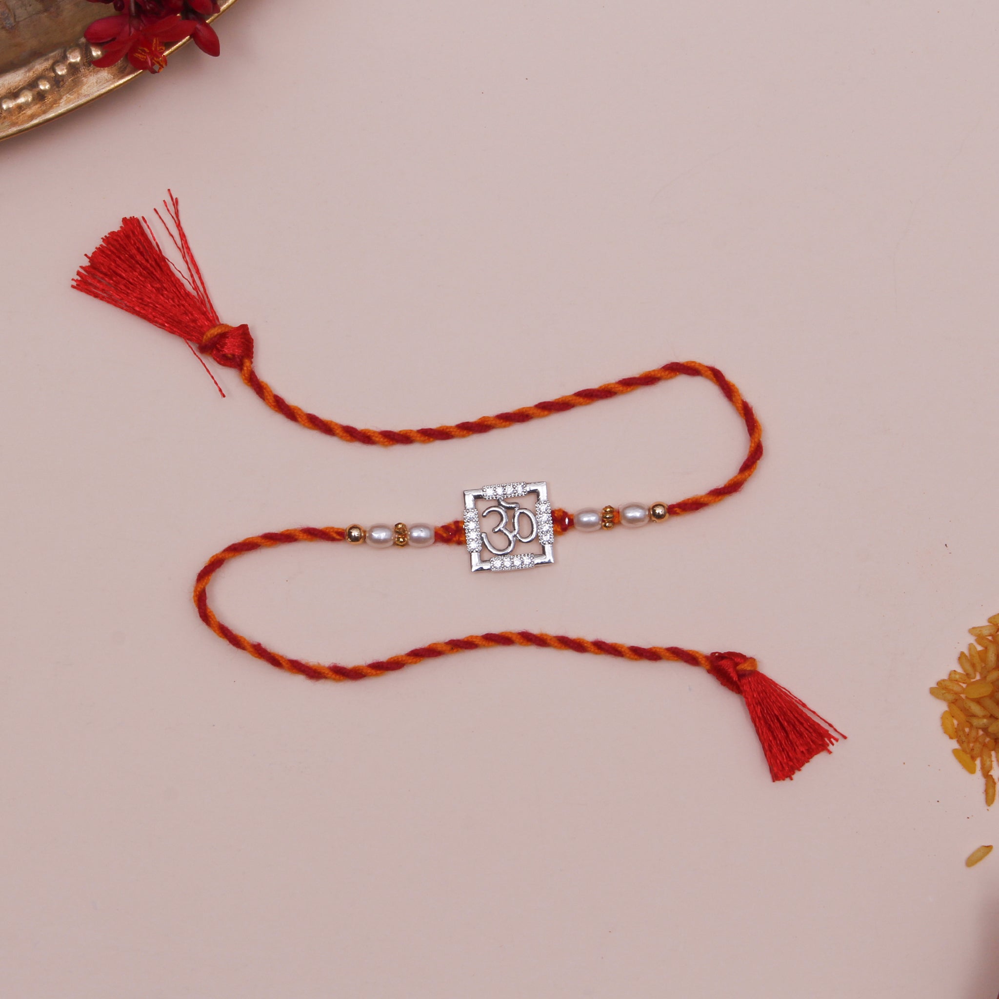 HJ49454 - SILVER RAKHI