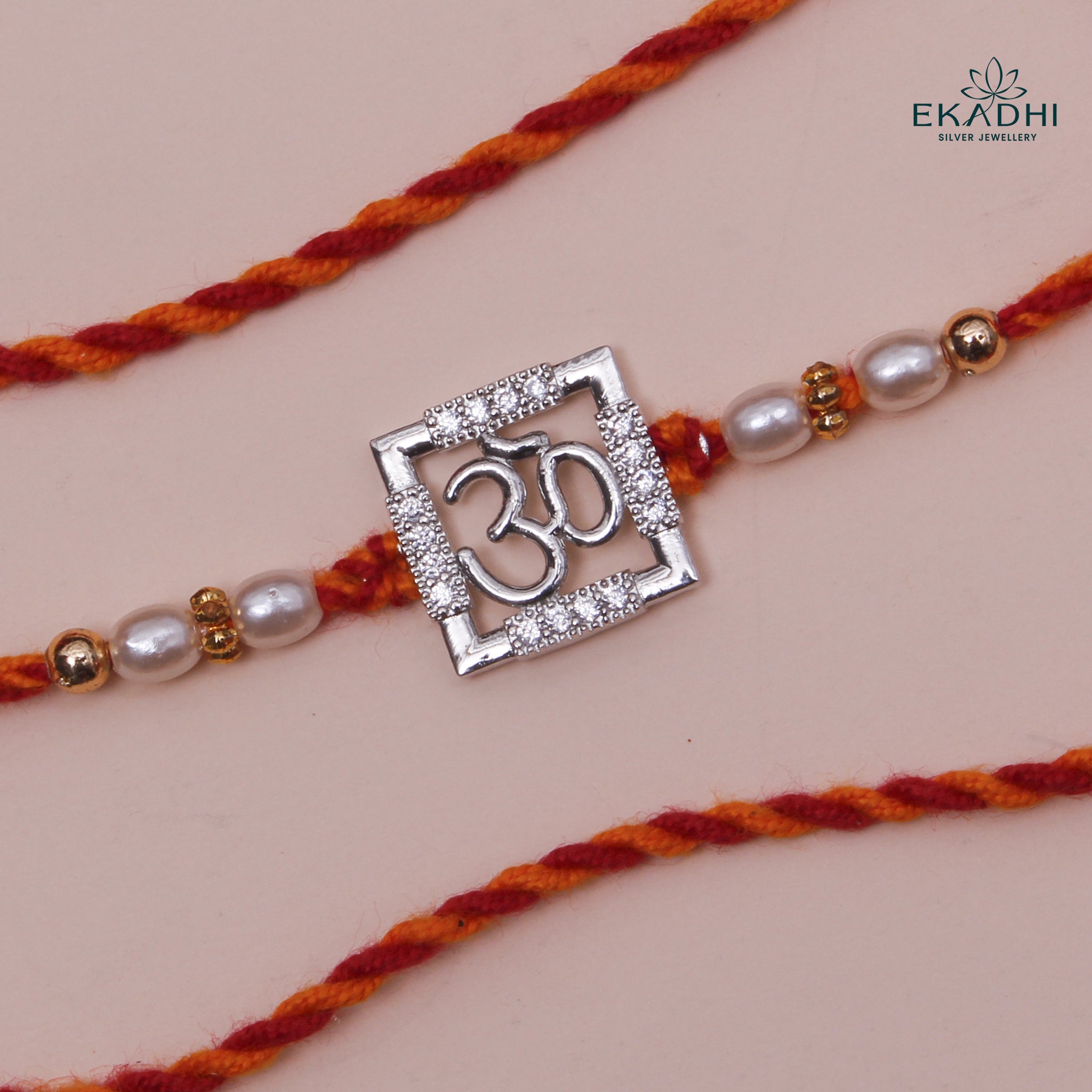 HJ49454 - SILVER RAKHI