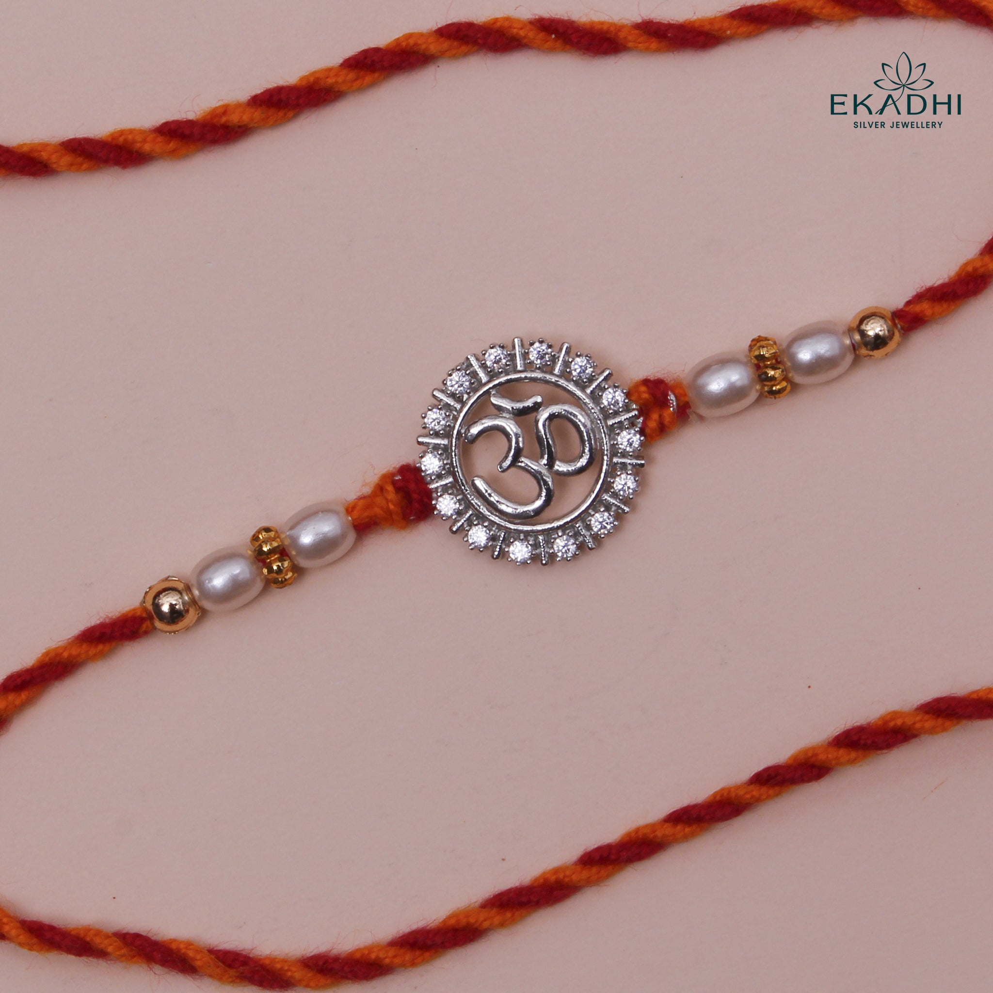 HJ49458 - SILVER RAKHI