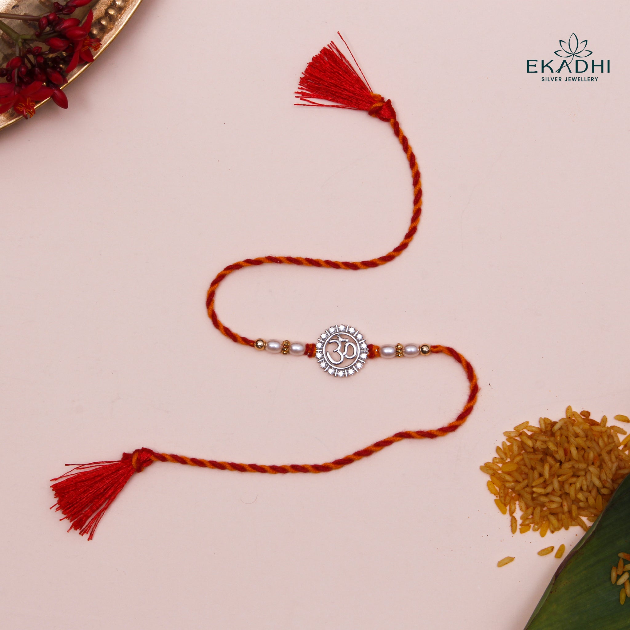 HJ49461 - SILVER RAKHI