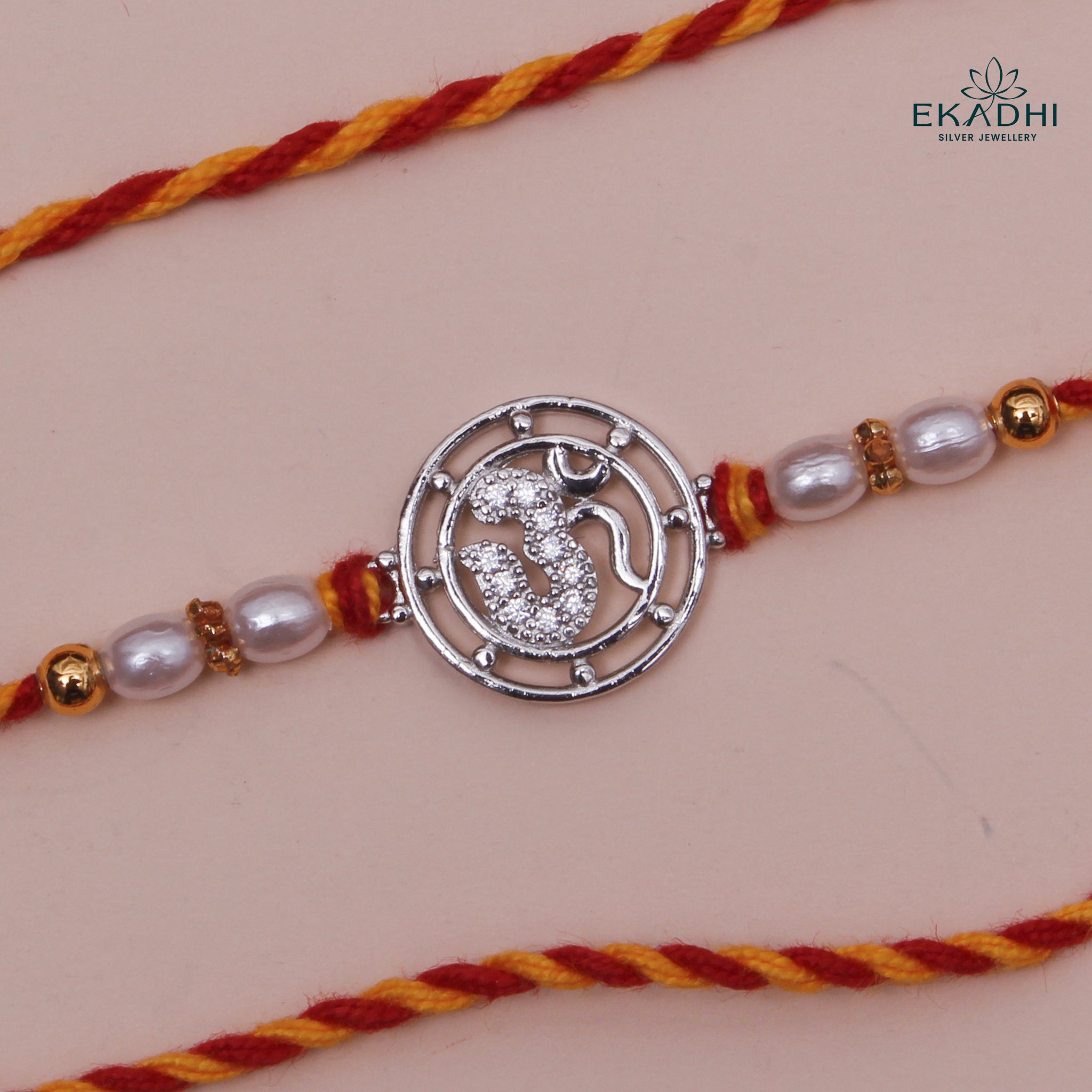 HJ49475 - SILVER RAKHI