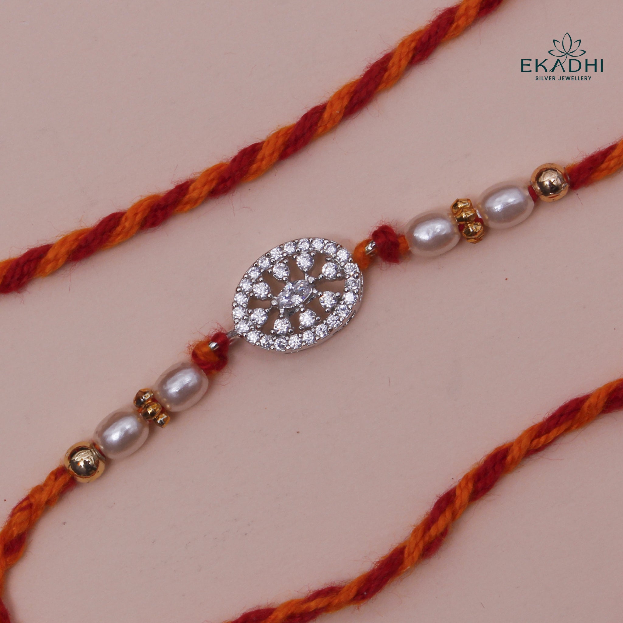 HJ49479 -SILVER RAKHI