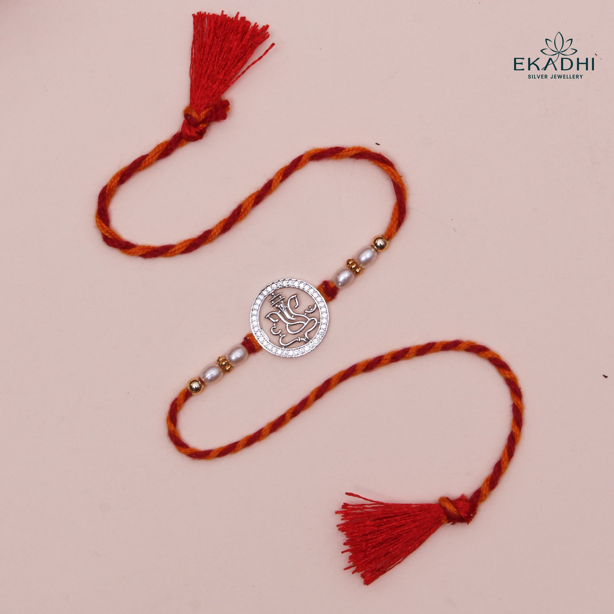 HJ49502 – Silver Rakhi