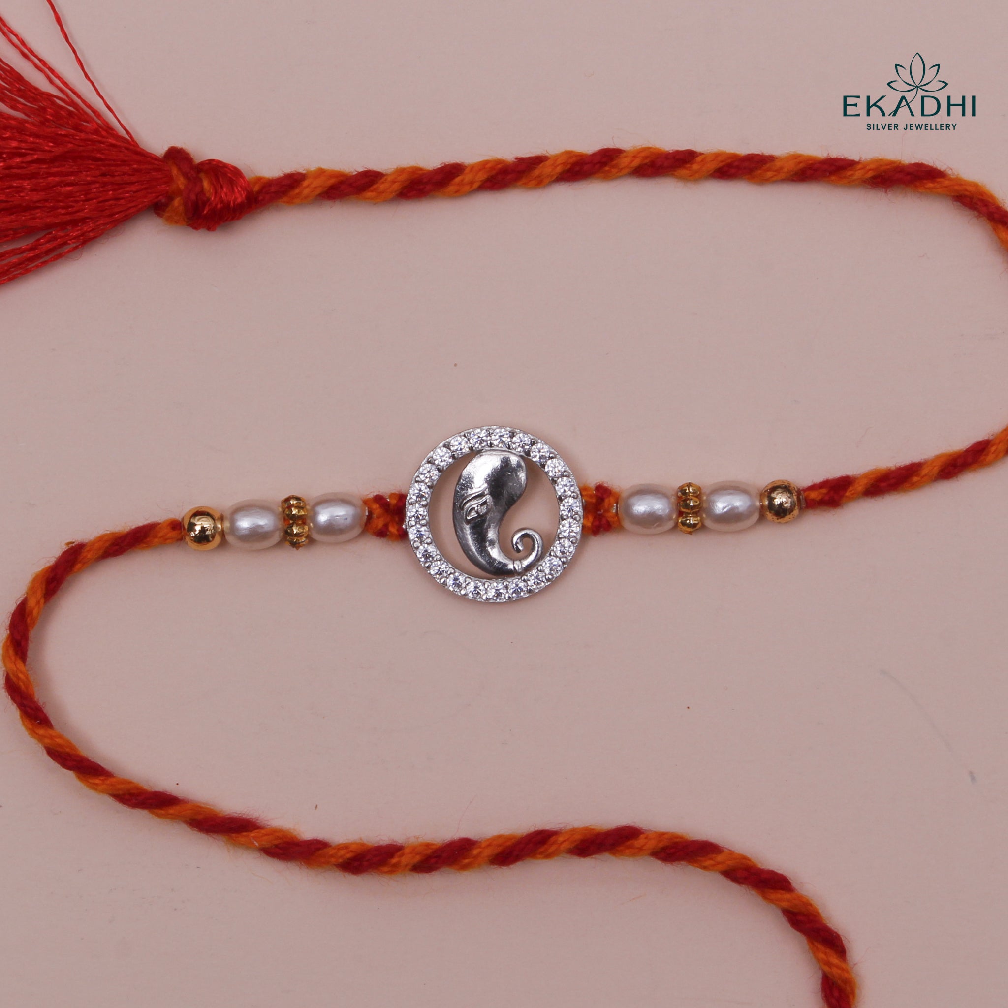 HJ49525 - SILVER RAKHI