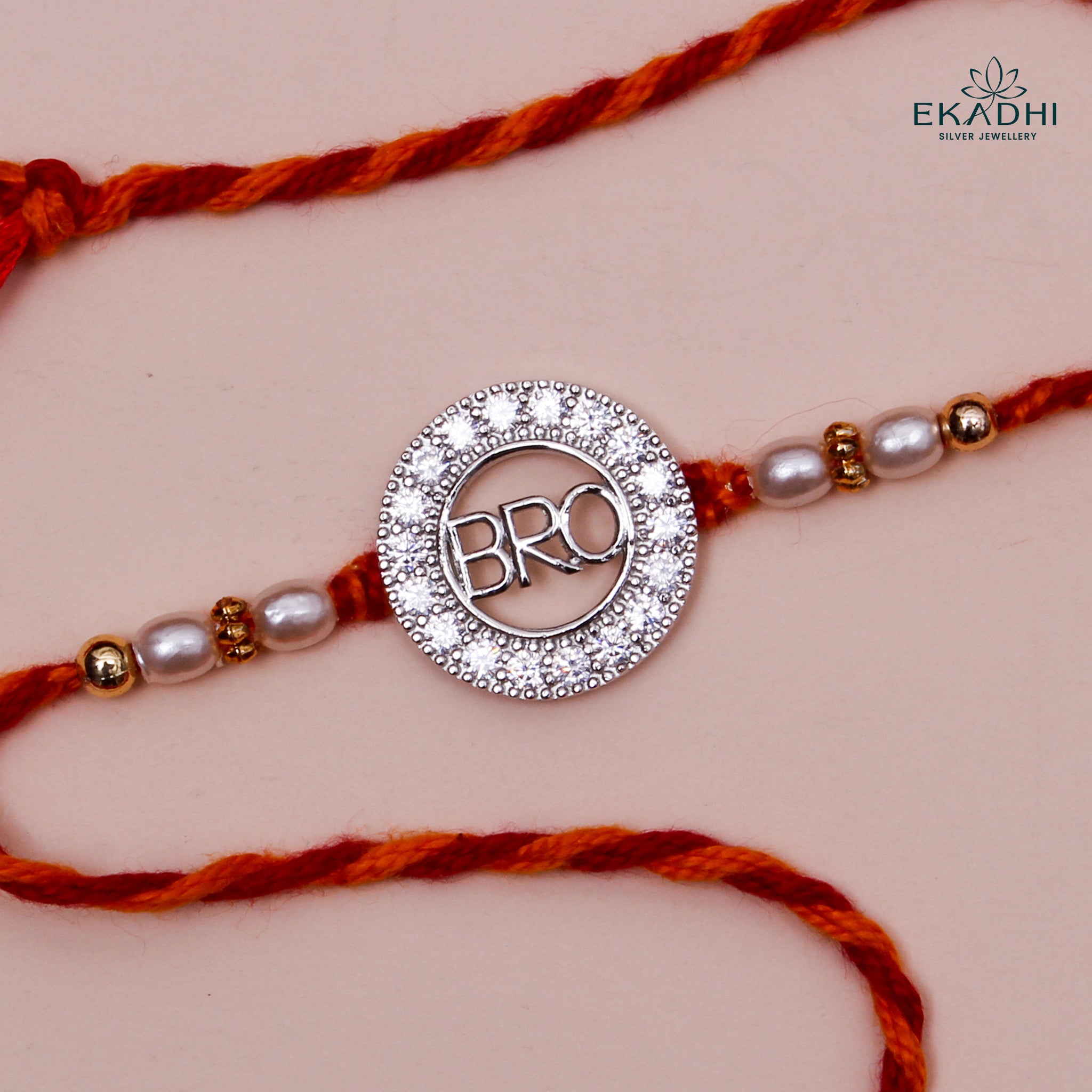 HJ49528 – Silver Rakhi