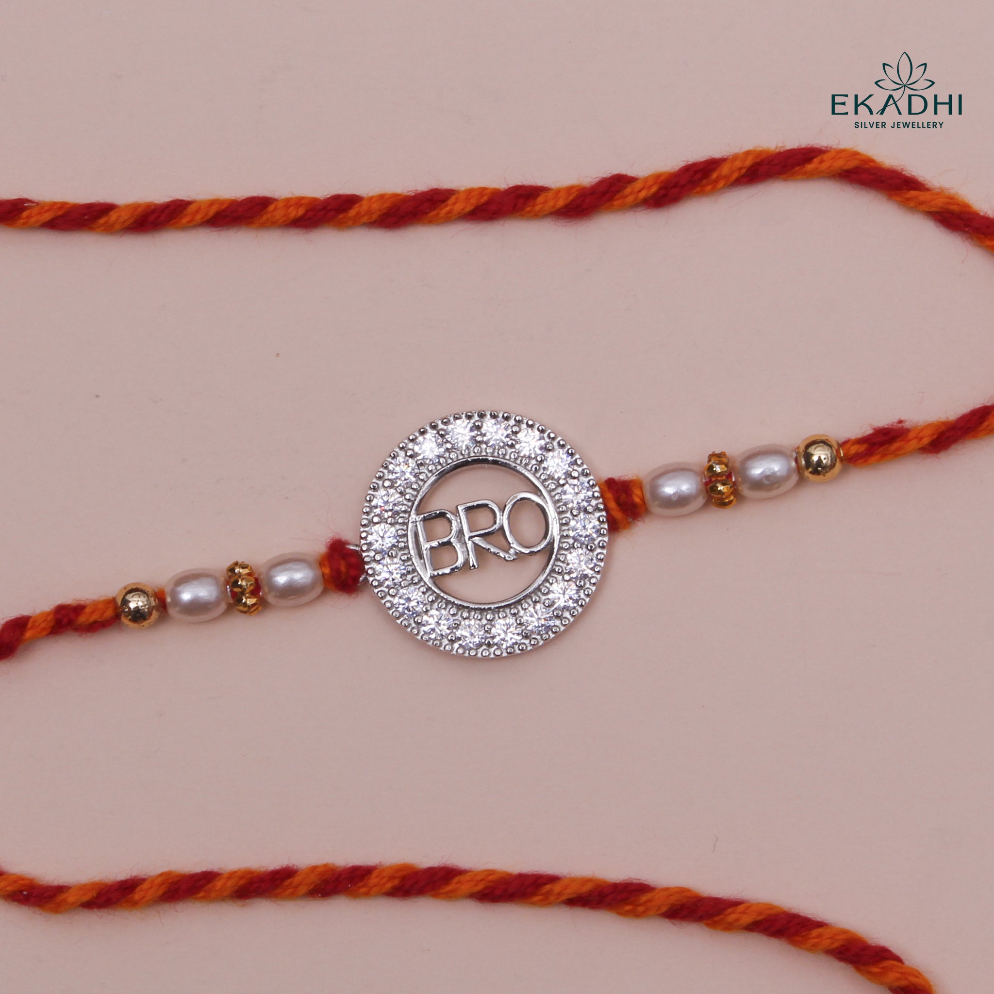 HJ49529 - SILVER RAKHI