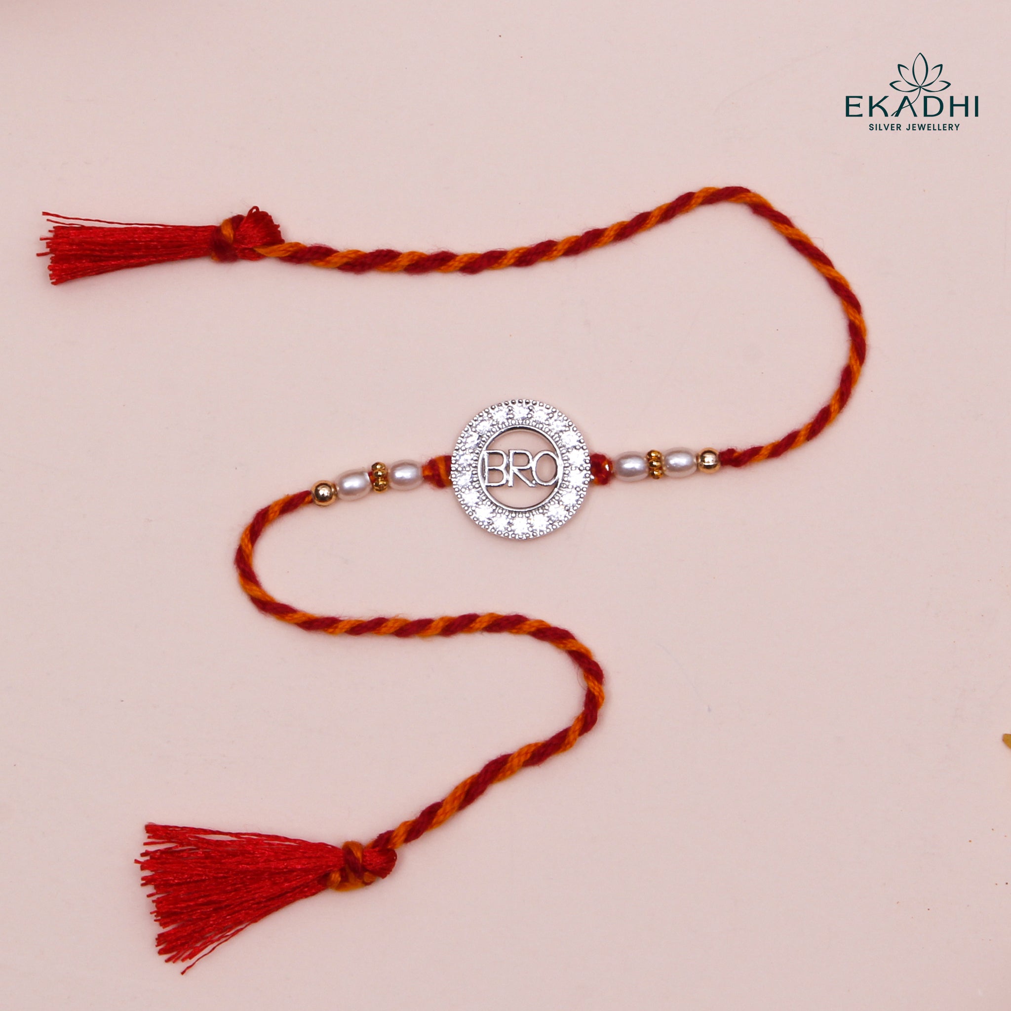 HJ49531 - SILVER RAKHI