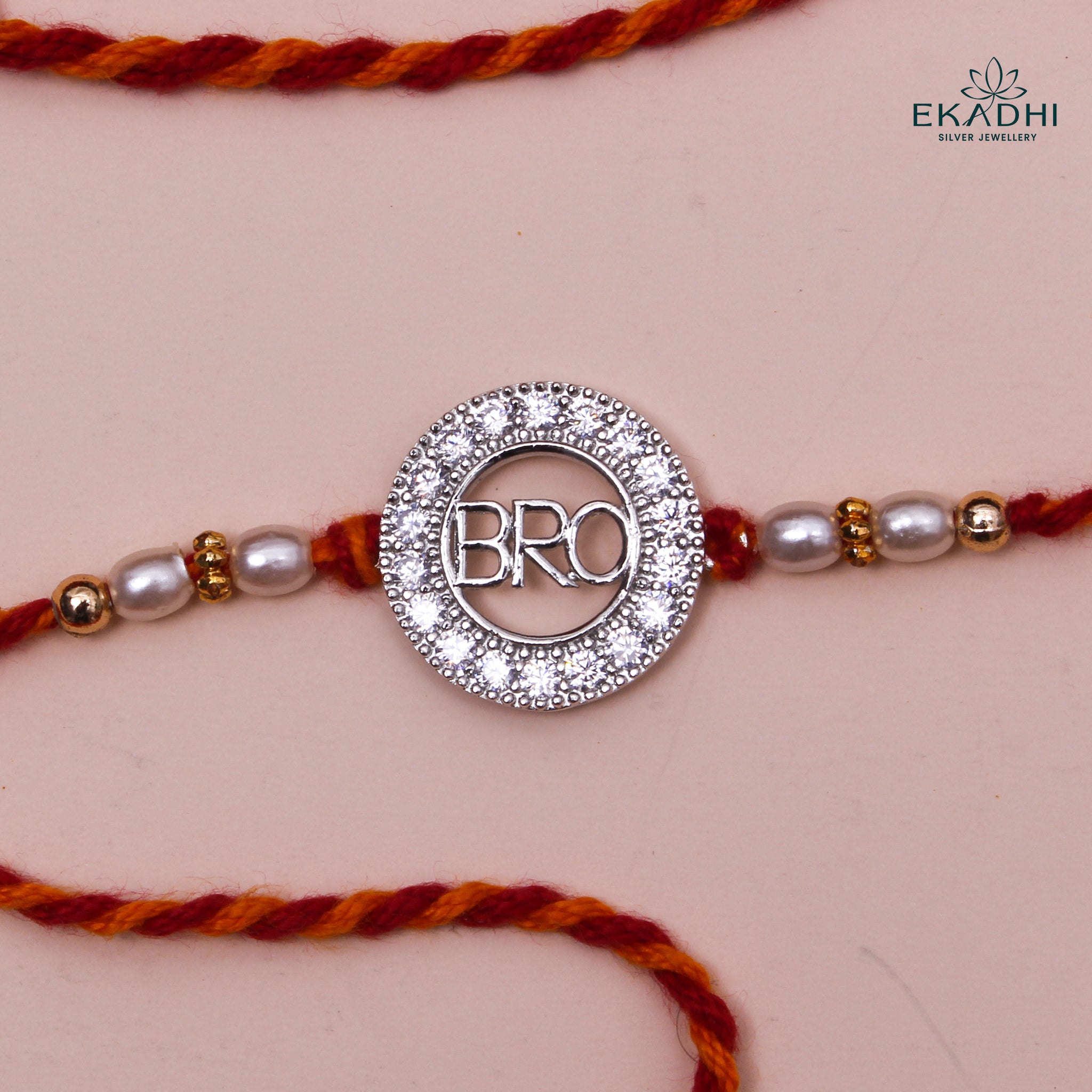 HJ49531 - SILVER RAKHI