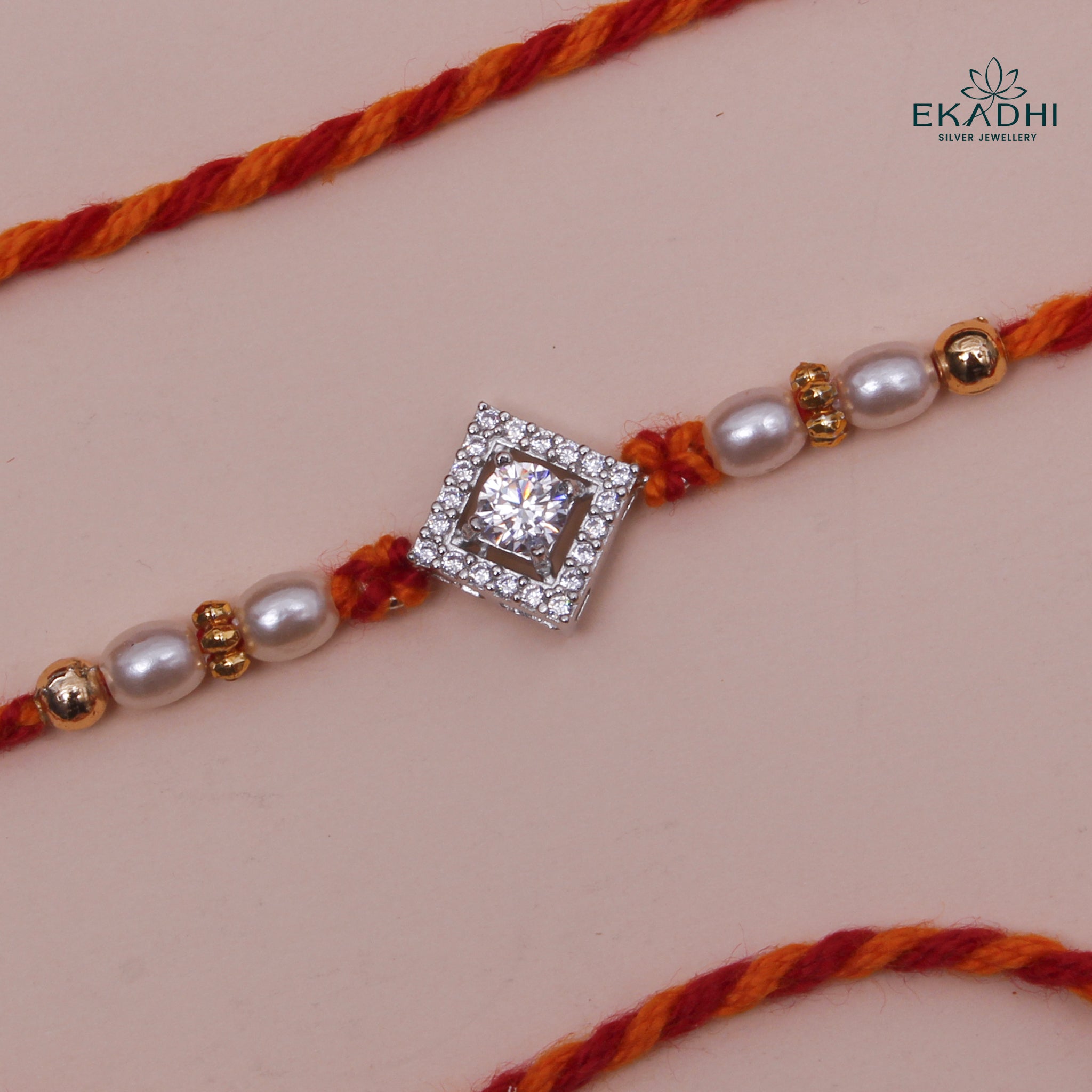 HJ49534 - SILVER RAKHI