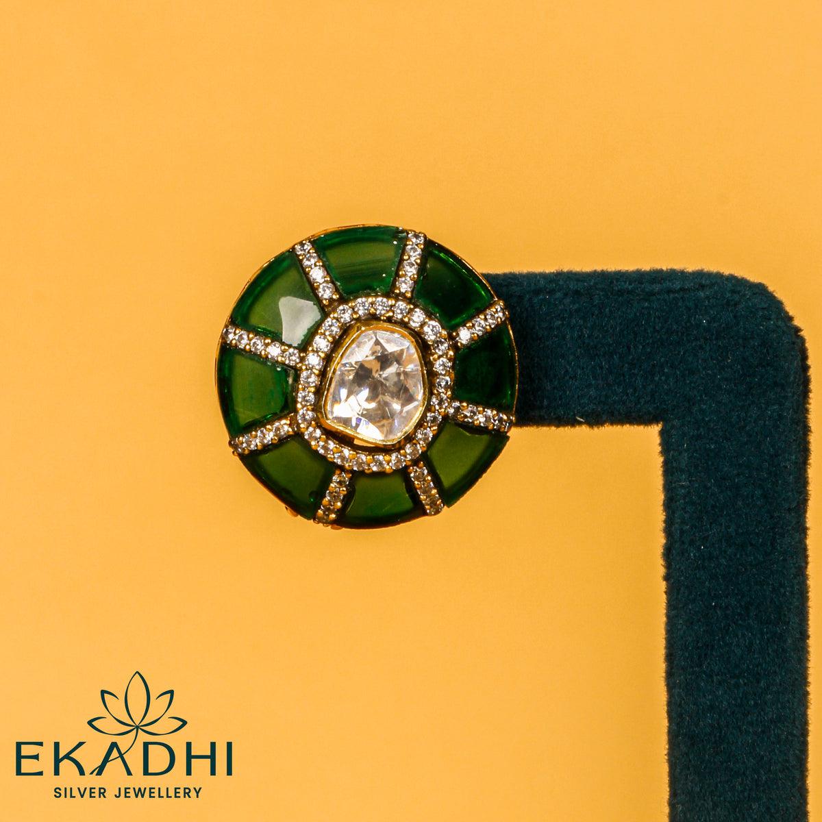 HJ5554 - MOISSANITE EARRING