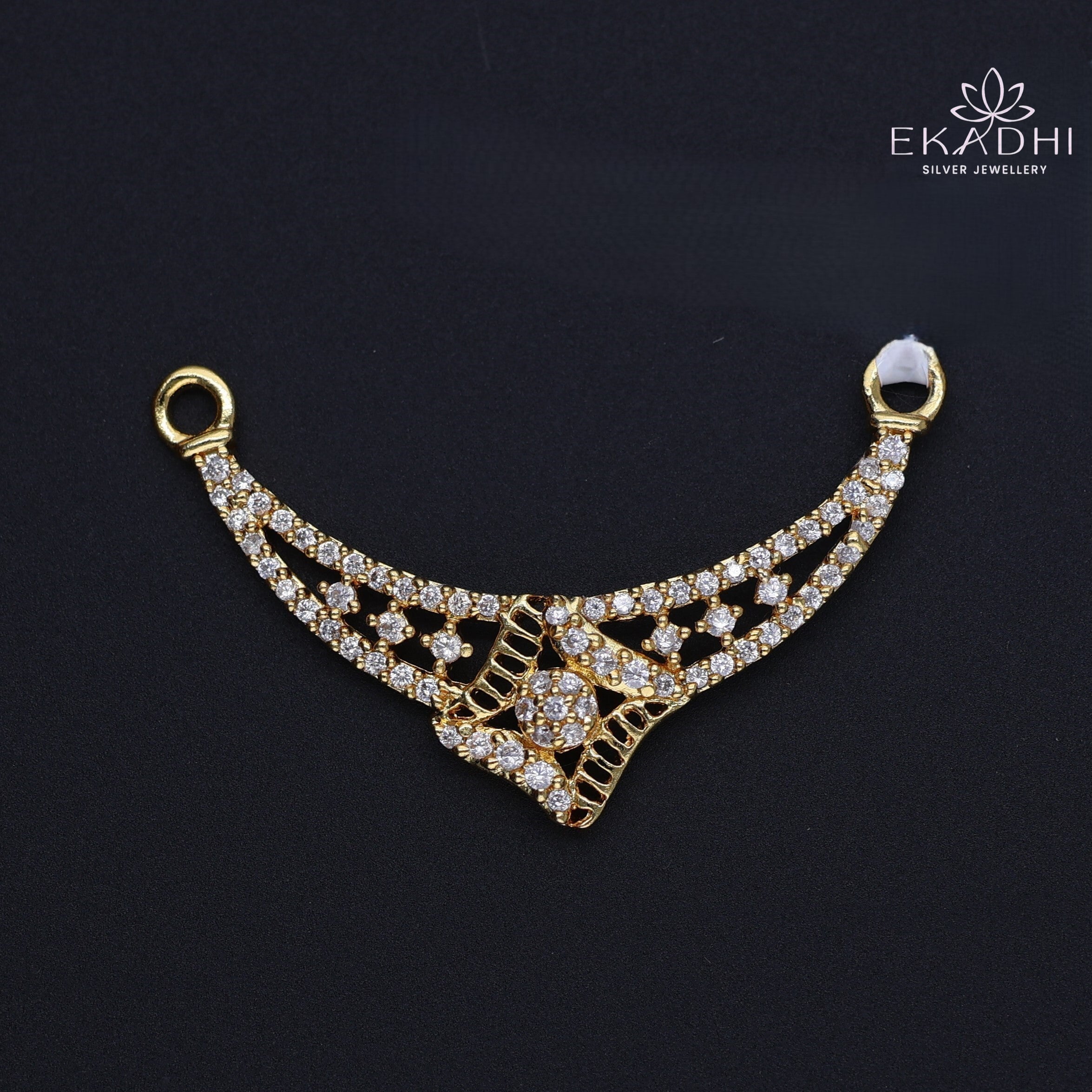 HJ5662- Nakshi Black Bead Pendant