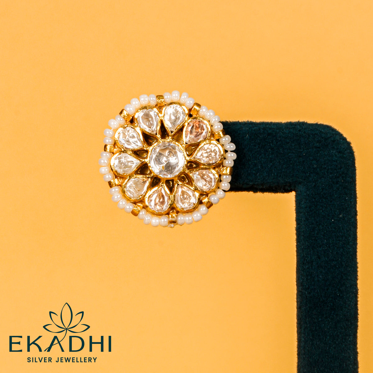 HJ5971 - MOISSANITE EARRING
