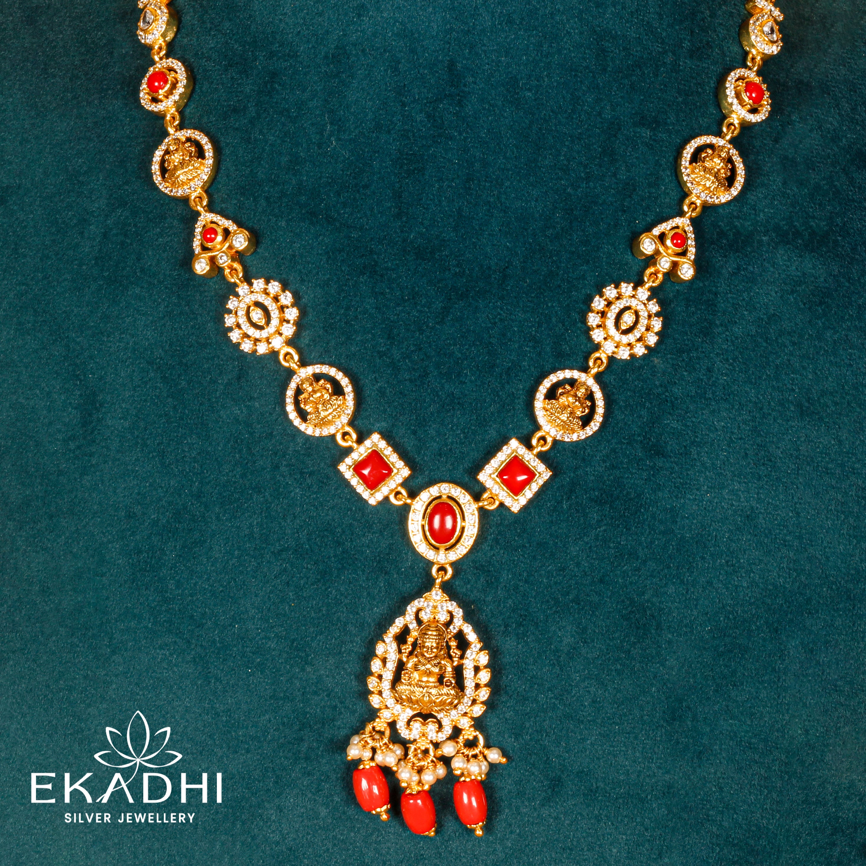 HJ6409 - NAKSHI CZ NECKLACE