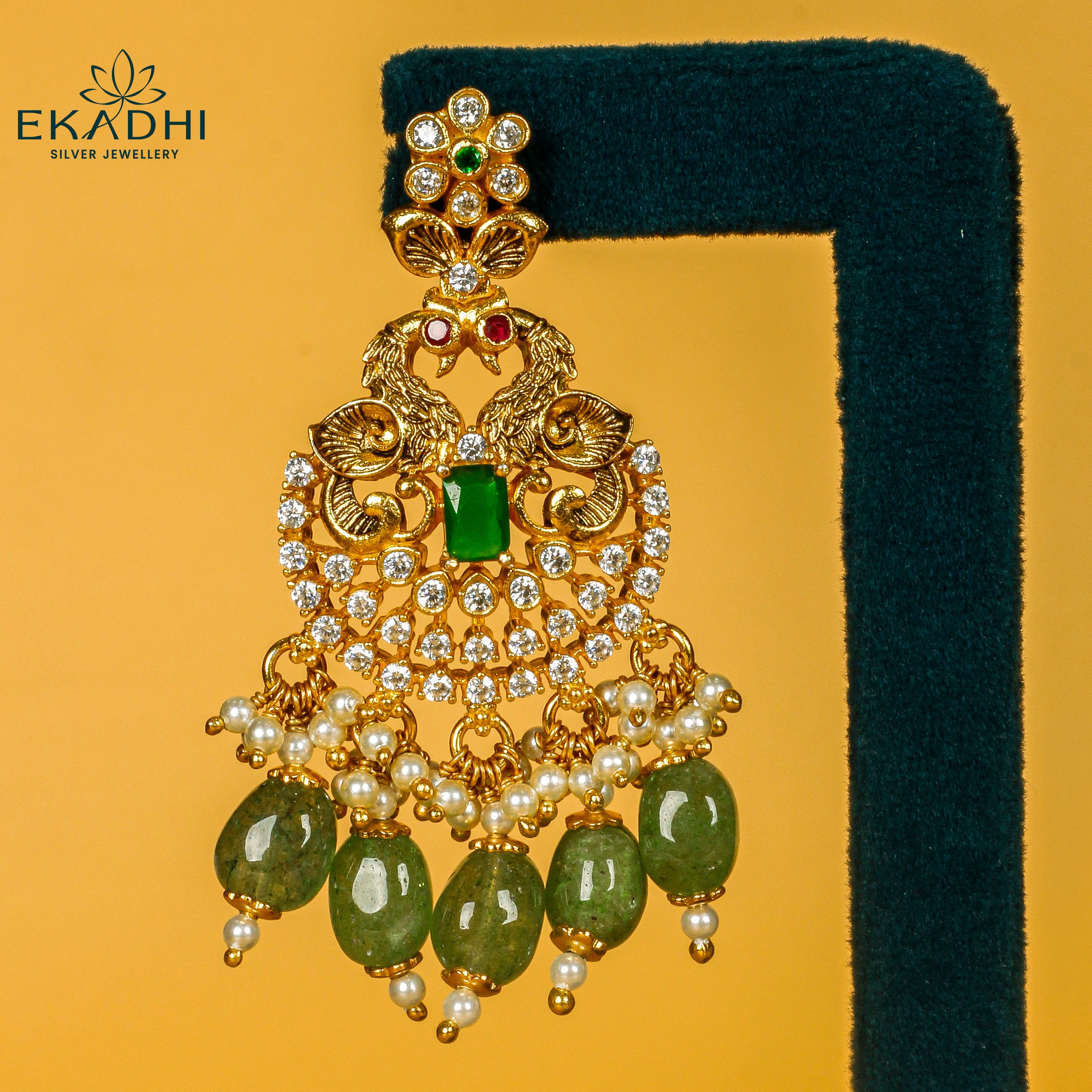 HJ6425 - CZ EARRING