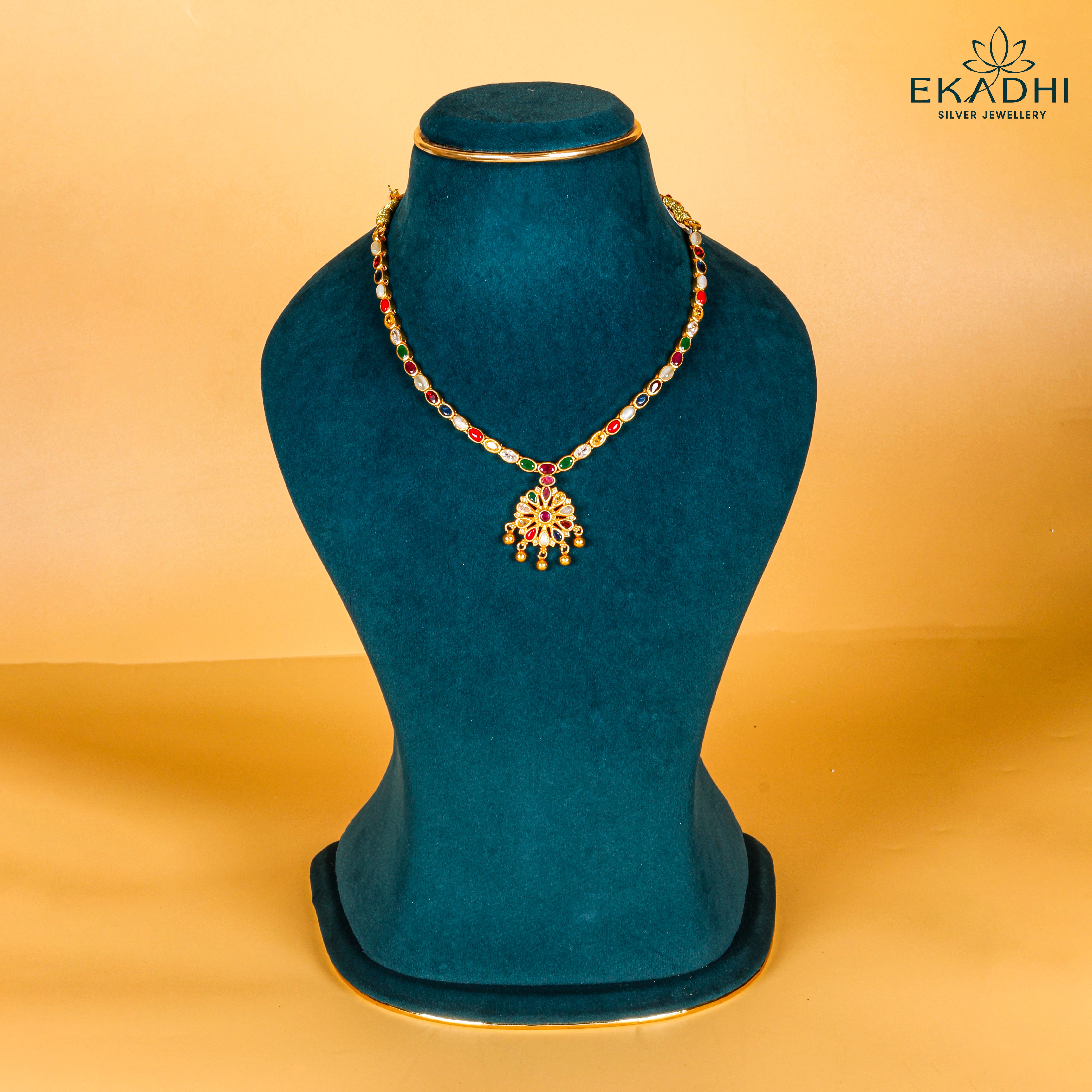 HJ6686 - NAKSHI CZ NECKLACE