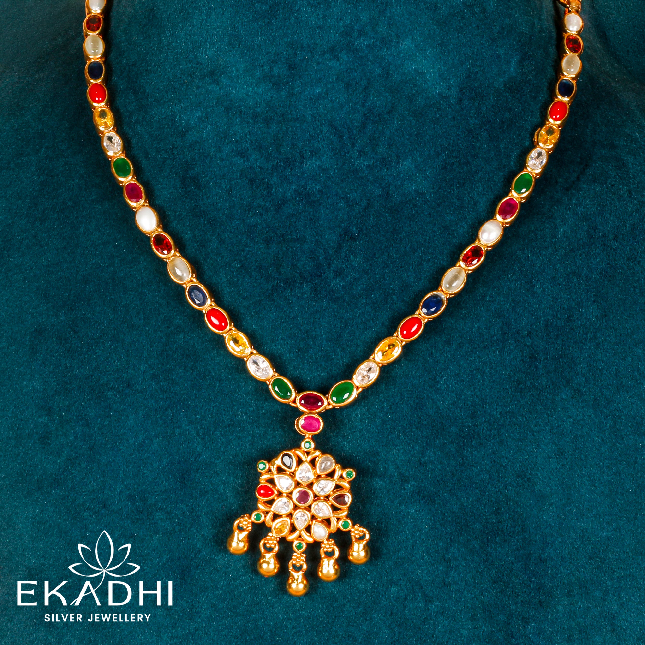 HJ6692 - NAKSHI CZ NECKLACE