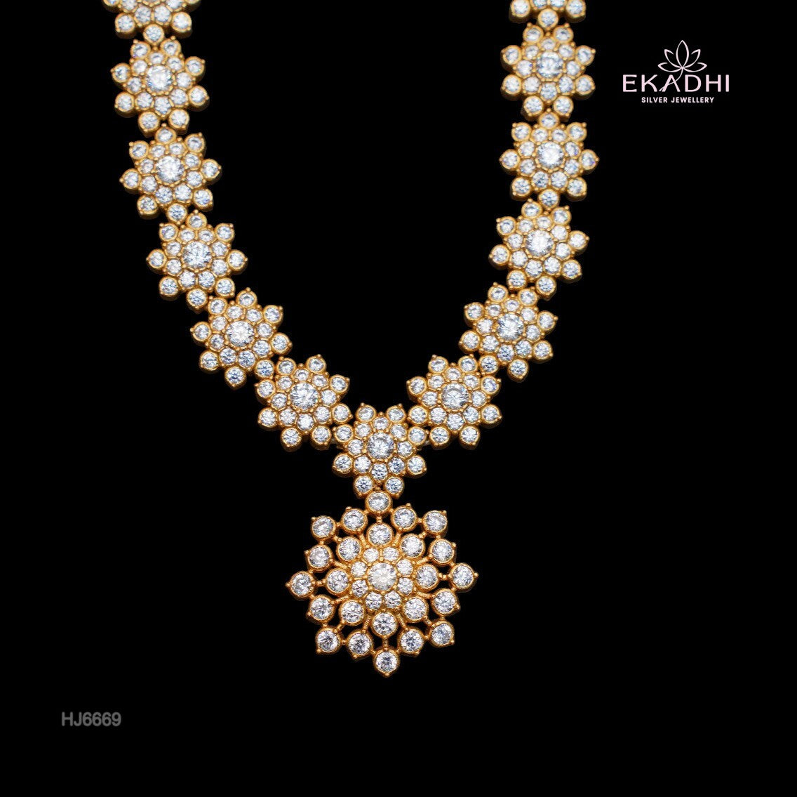 HJ6696 - Nakshi CZ Necklace