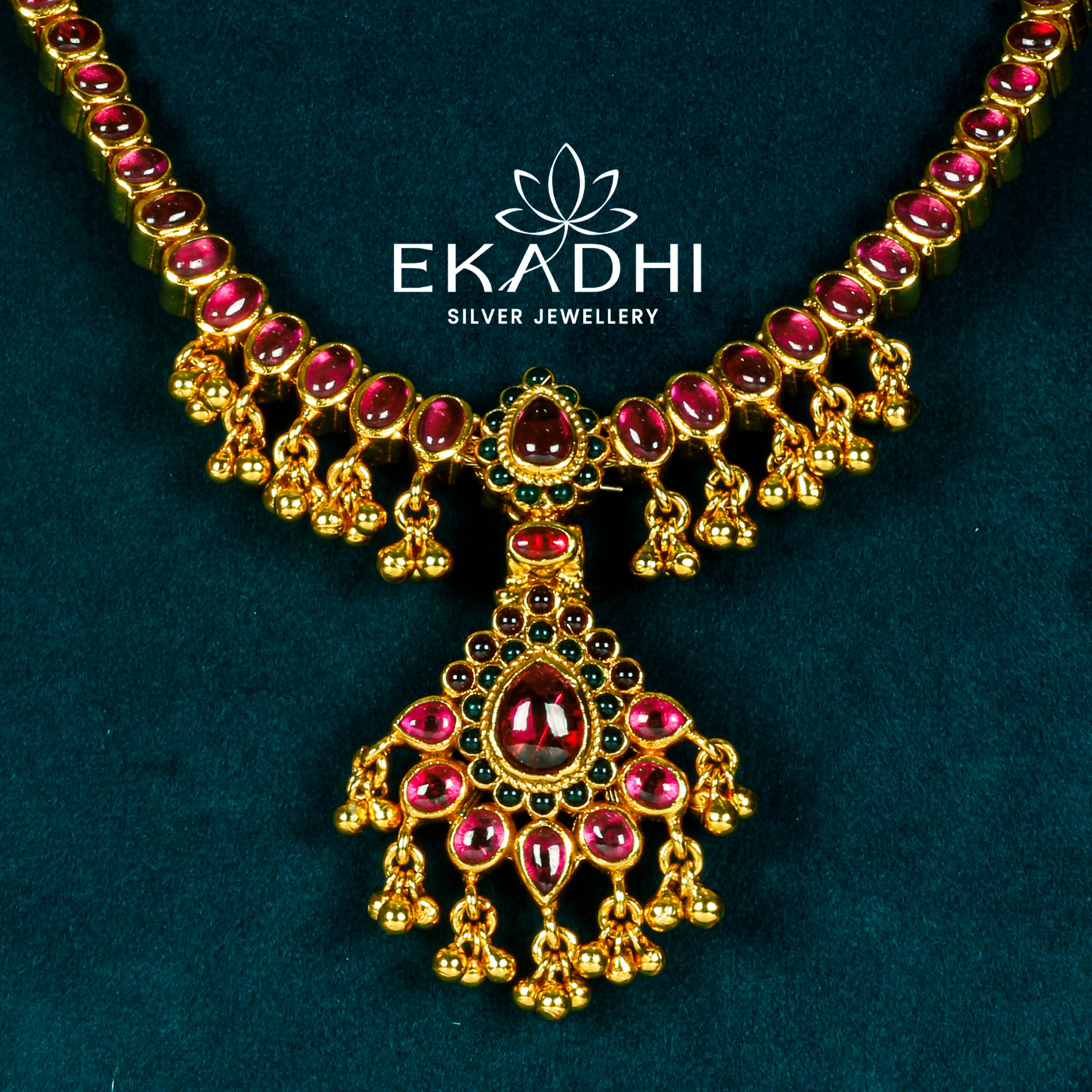 HJ6697 - NAKSHI CZ NECKLACE