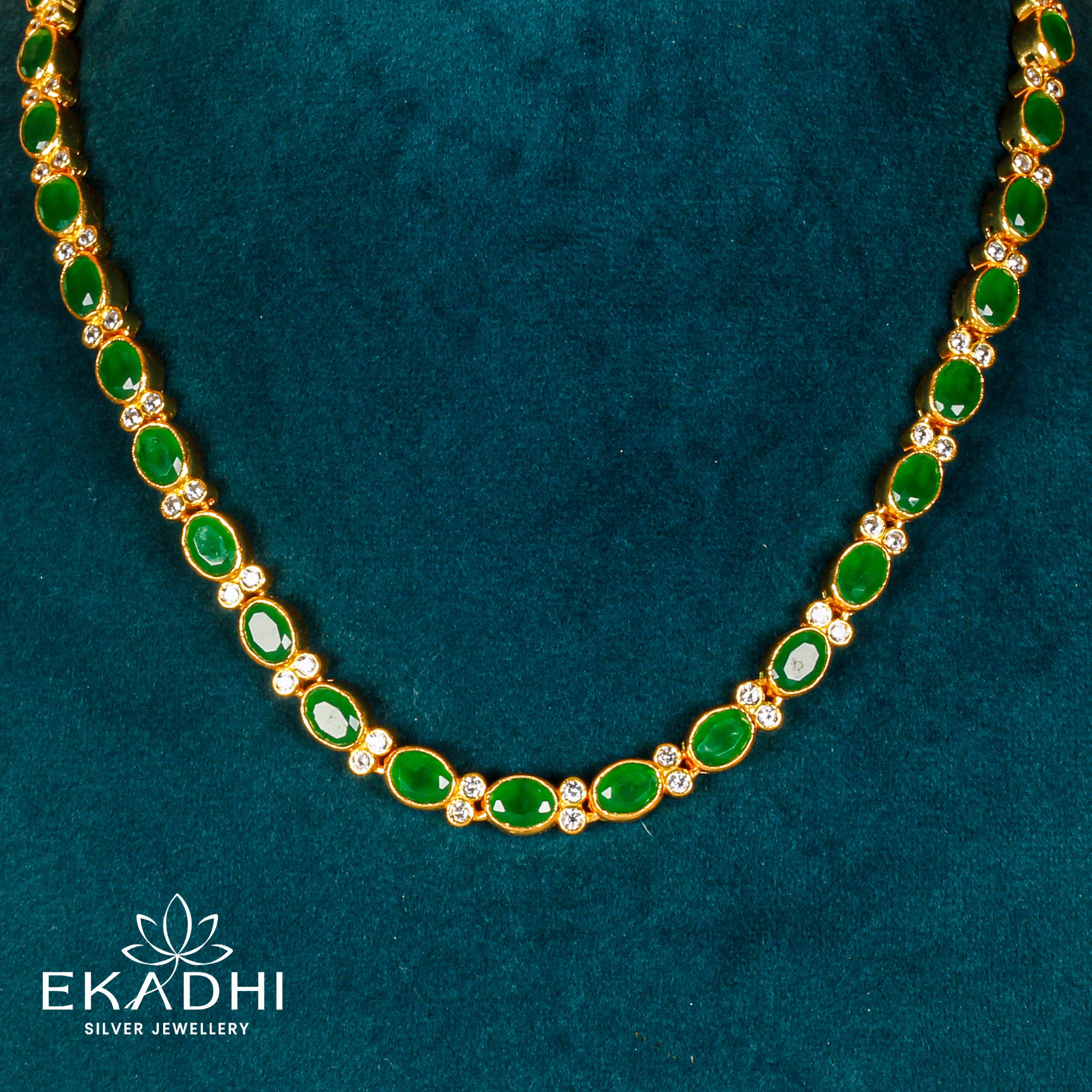 HJ7116 - NAKSHI CZ NECKLACE