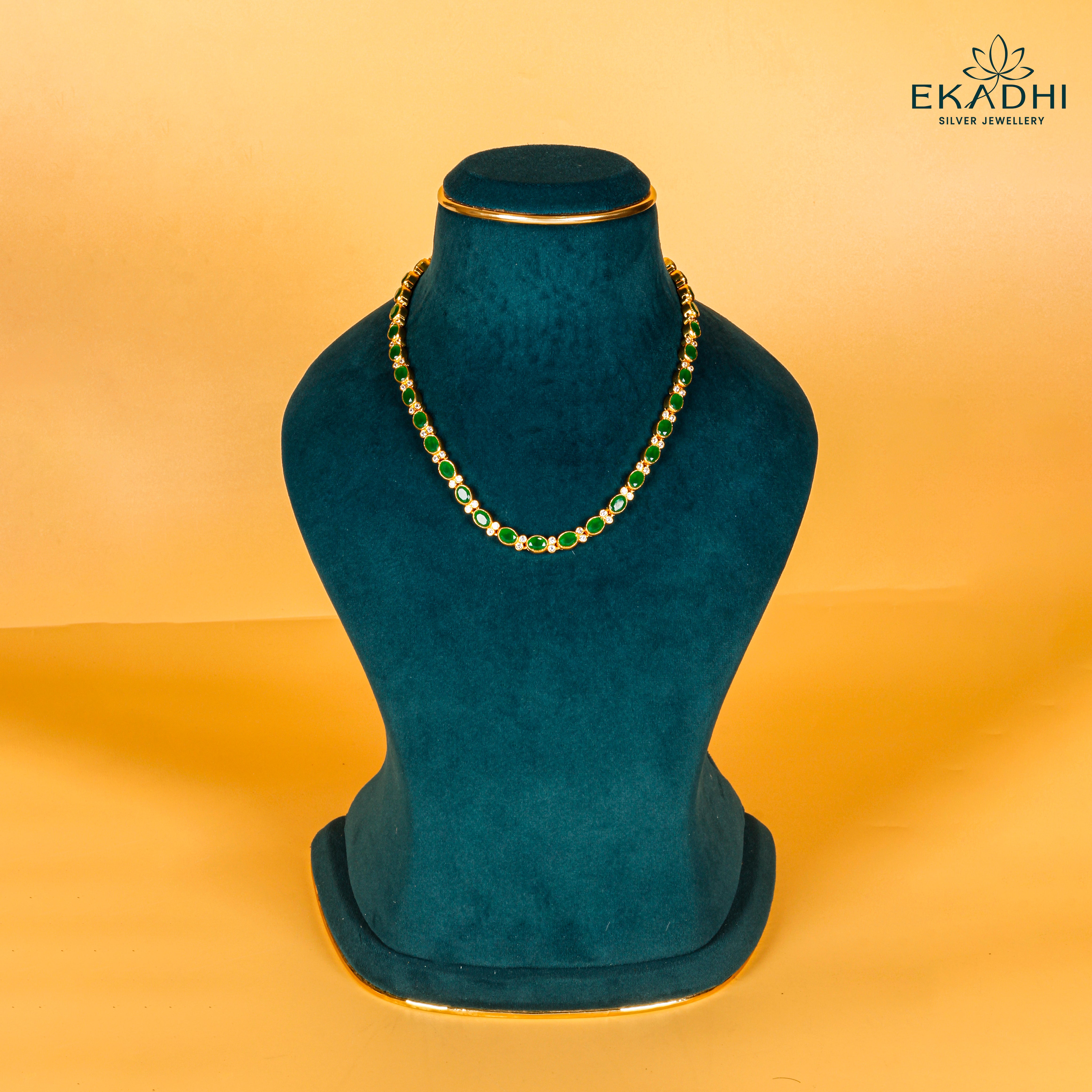 HJ7116 - NAKSHI CZ NECKLACE