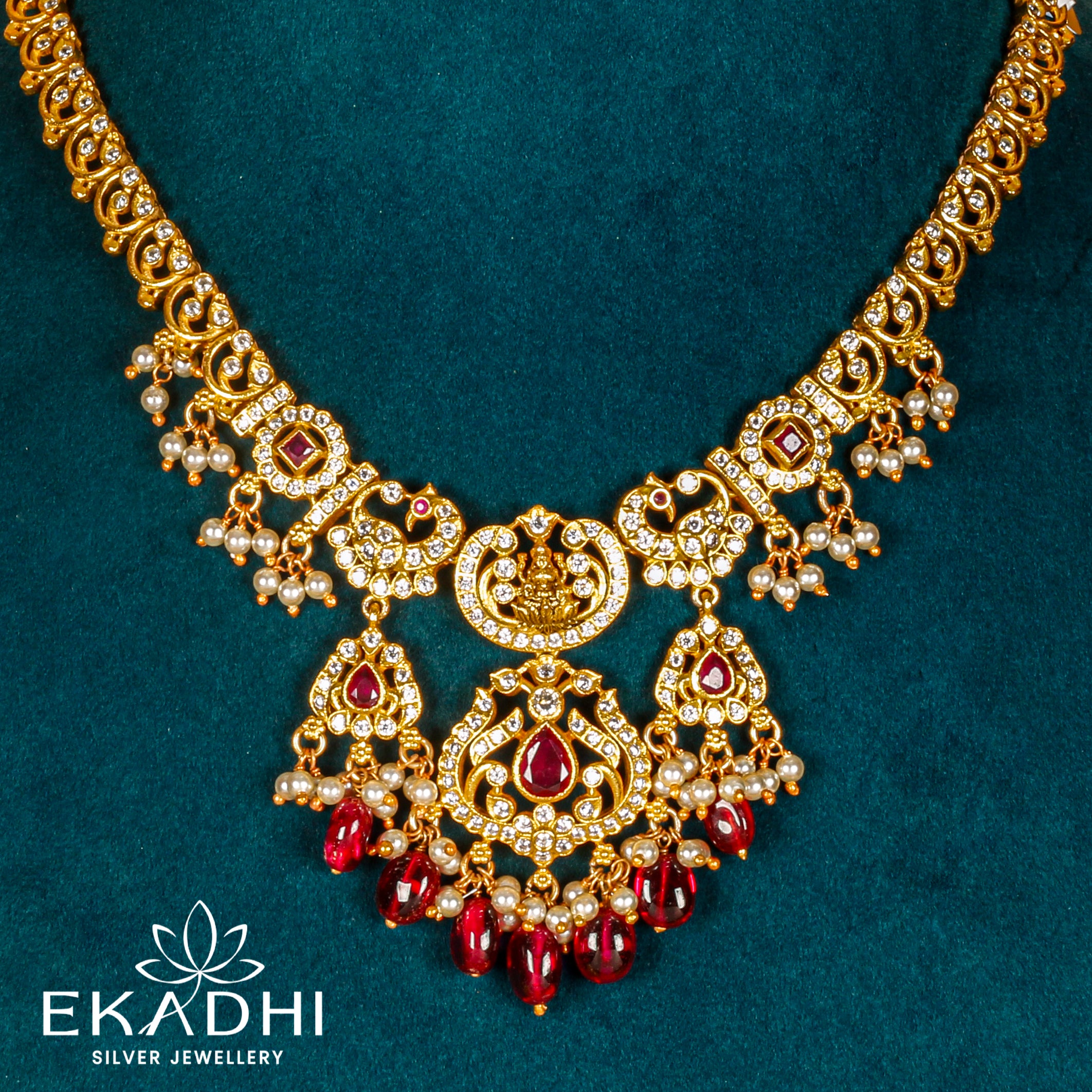 HJ7127 - NAKSHI CZ NECKLACE