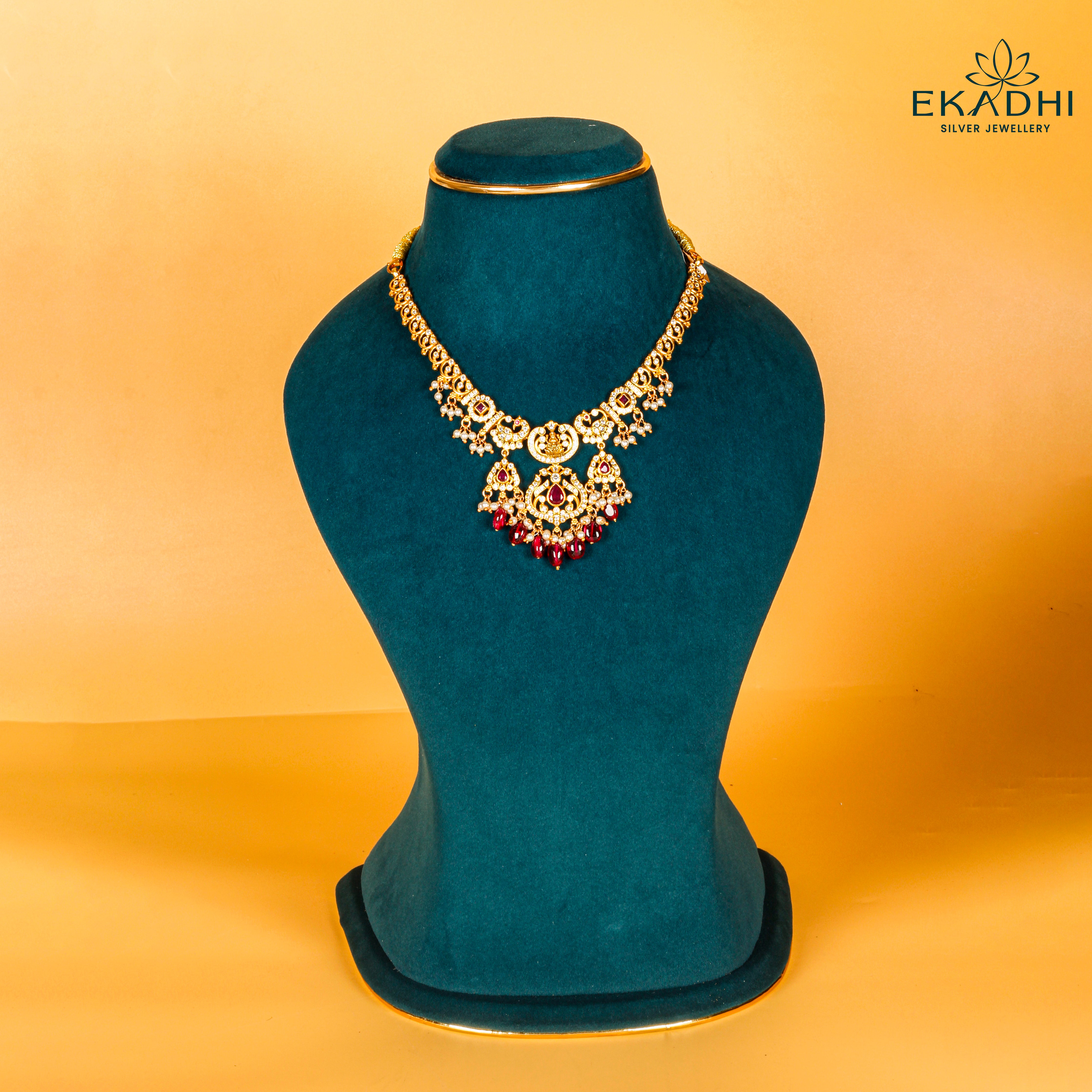 HJ7127 - NAKSHI CZ NECKLACE